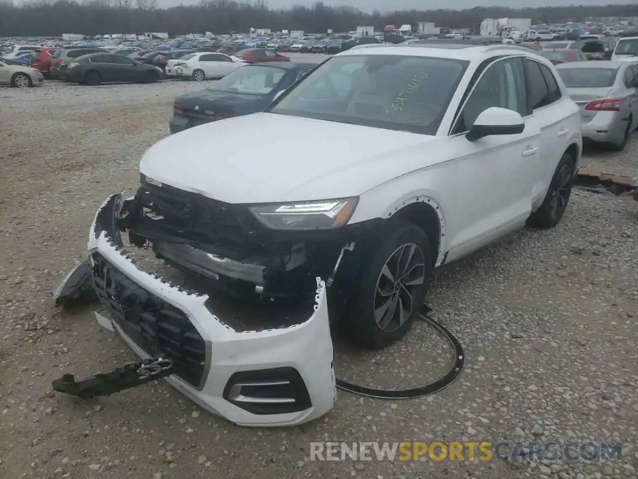 2 Photograph of a damaged car WA1BAAFY3M2087177 AUDI Q5 2021