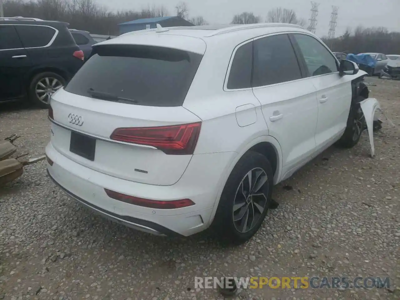 4 Фотография поврежденного автомобиля WA1BAAFY3M2087177 AUDI Q5 2021