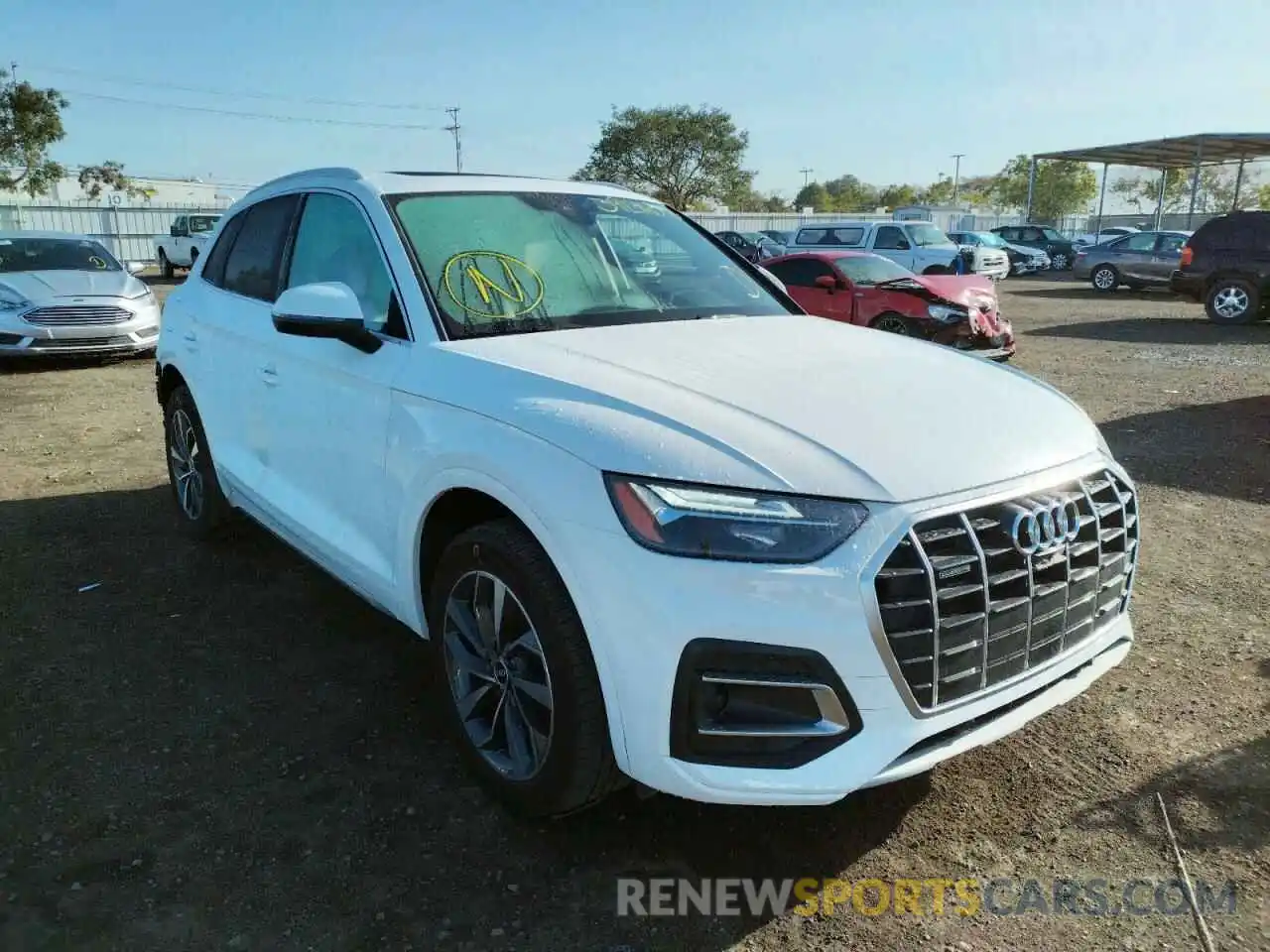 1 Photograph of a damaged car WA1BAAFY3M2099376 AUDI Q5 2021