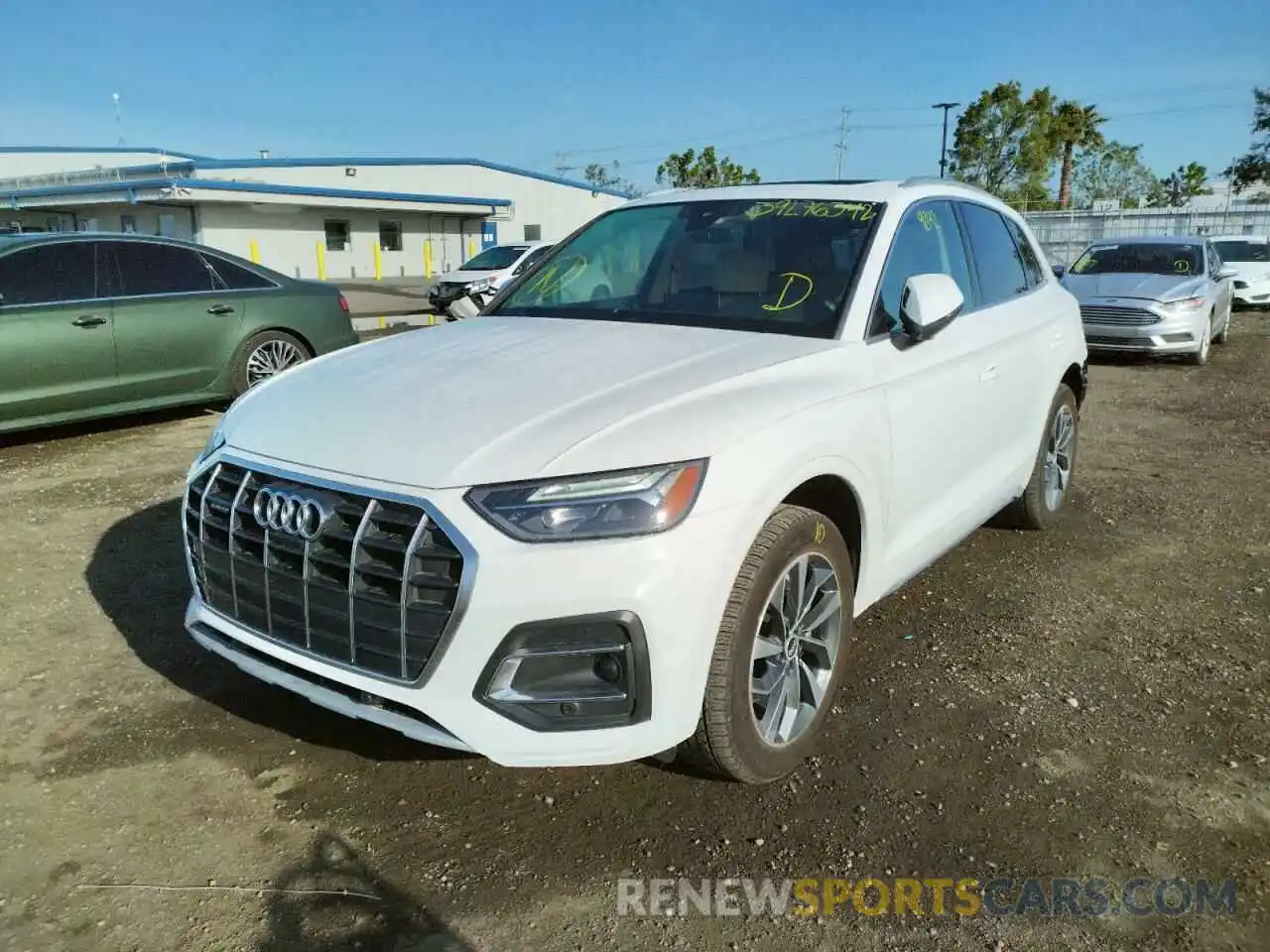 2 Photograph of a damaged car WA1BAAFY3M2099376 AUDI Q5 2021