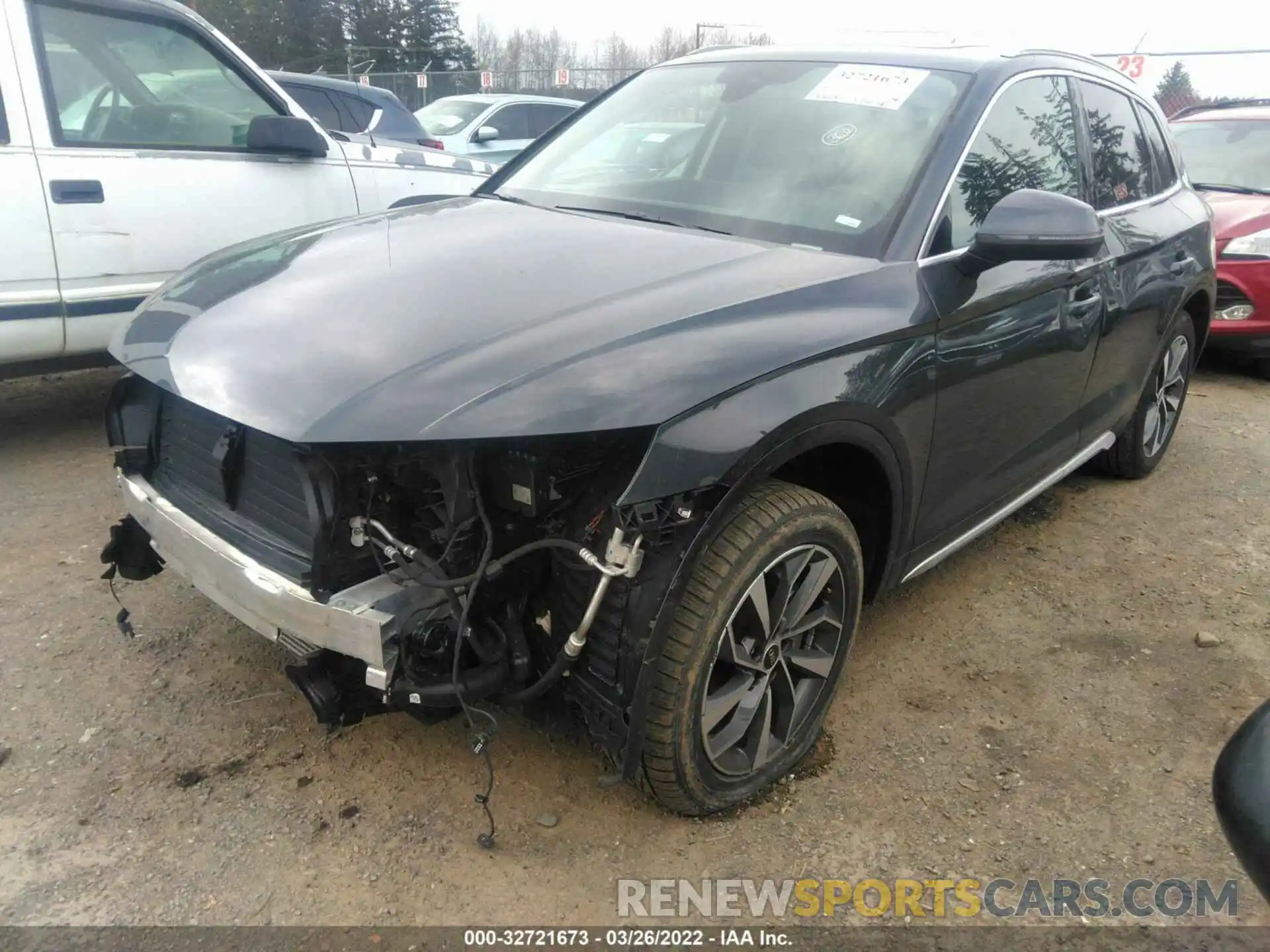 2 Photograph of a damaged car WA1BAAFY3M2108643 AUDI Q5 2021