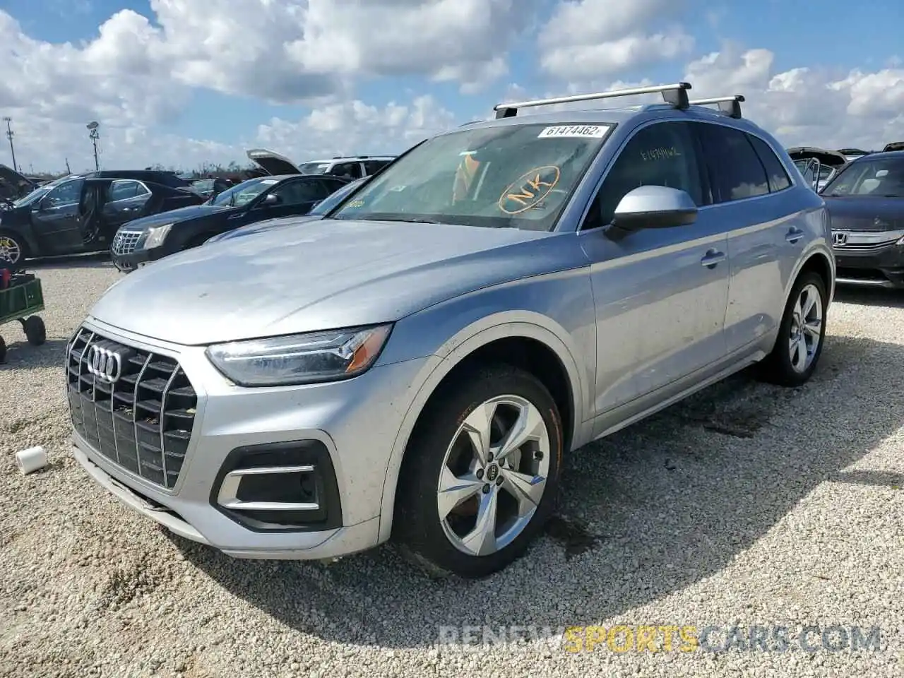 2 Фотография поврежденного автомобиля WA1BAAFY3M2117570 AUDI Q5 2021