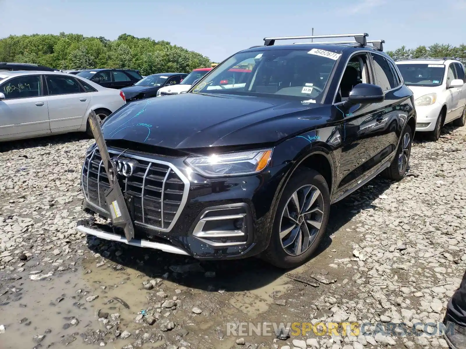 2 Фотография поврежденного автомобиля WA1BAAFY4M2012276 AUDI Q5 2021