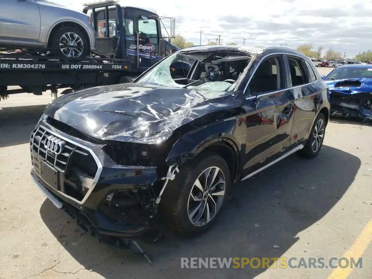 2 Photograph of a damaged car WA1BAAFY4M2020328 AUDI Q5 2021