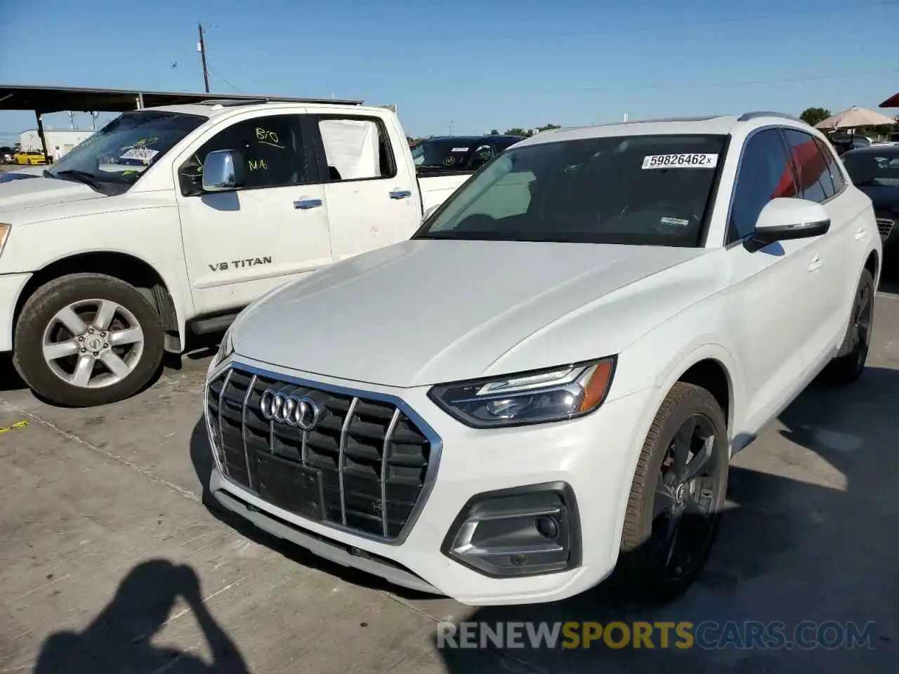 2 Photograph of a damaged car WA1BAAFY4M2020684 AUDI Q5 2021