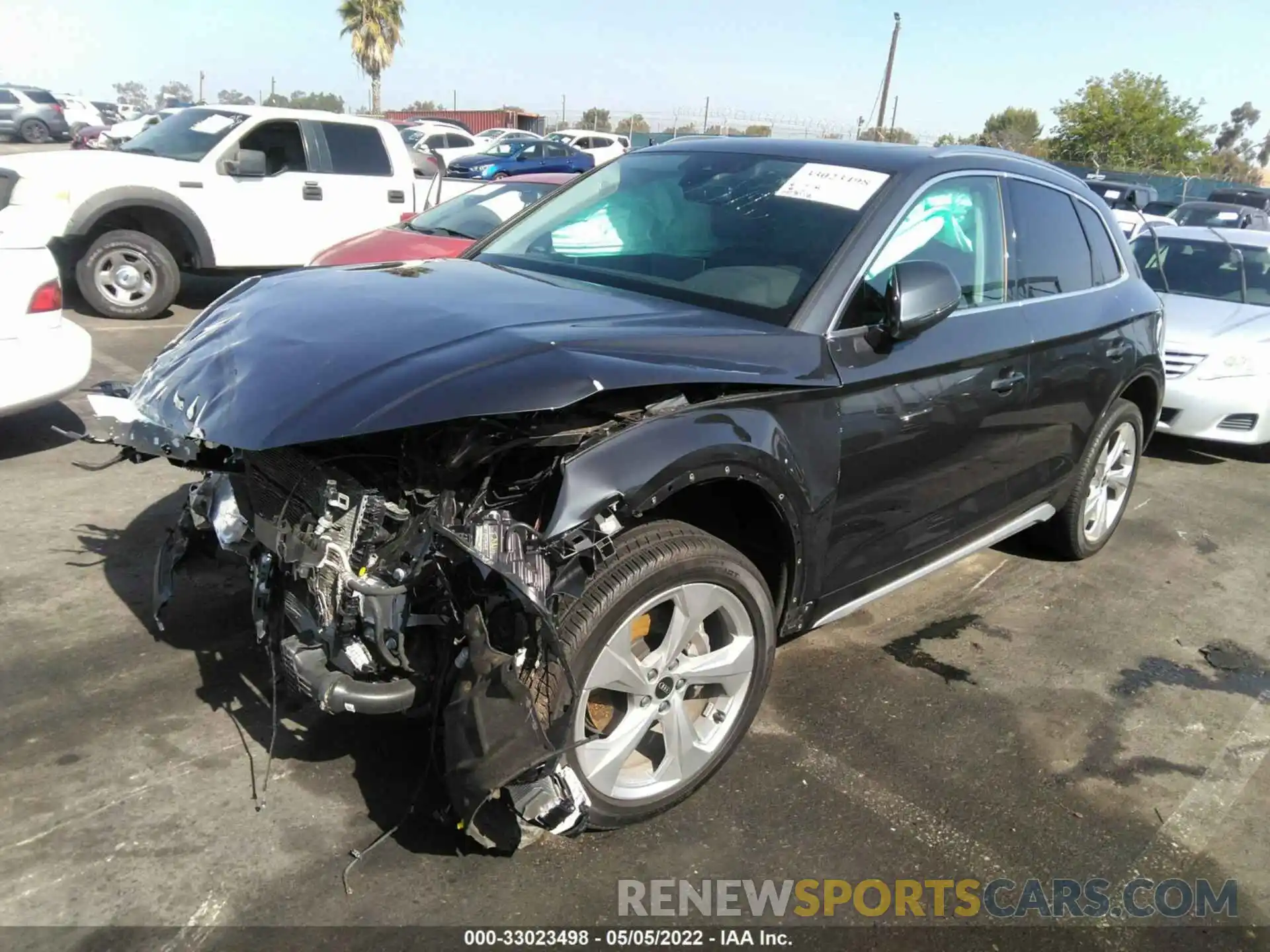 2 Photograph of a damaged car WA1BAAFY4M2021852 AUDI Q5 2021