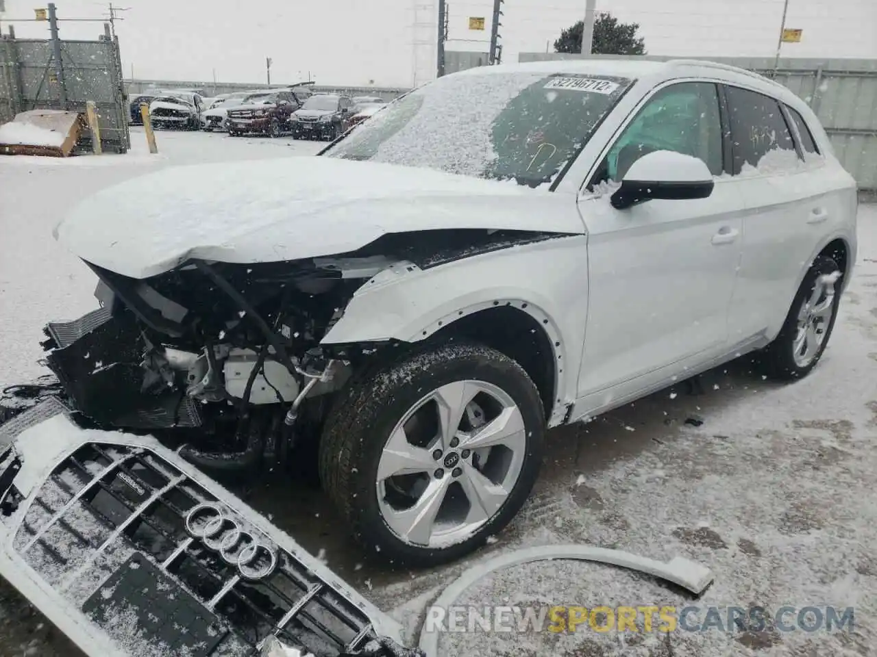 2 Photograph of a damaged car WA1BAAFY4M2025111 AUDI Q5 2021