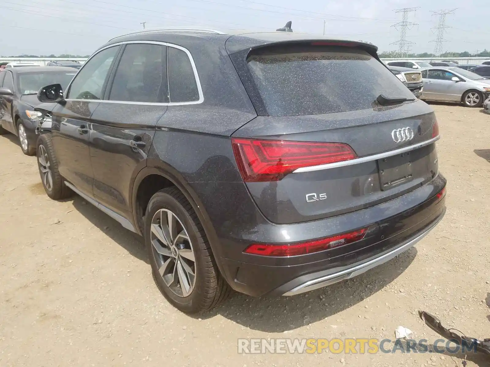 3 Фотография поврежденного автомобиля WA1BAAFY4M2051868 AUDI Q5 2021