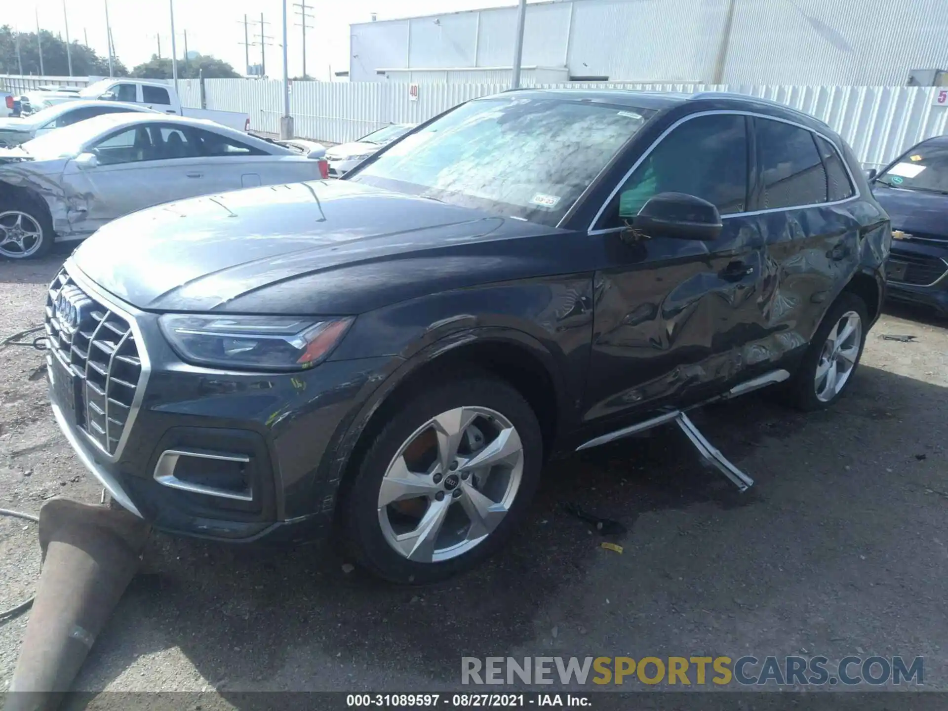 2 Photograph of a damaged car WA1BAAFY4M2061459 AUDI Q5 2021