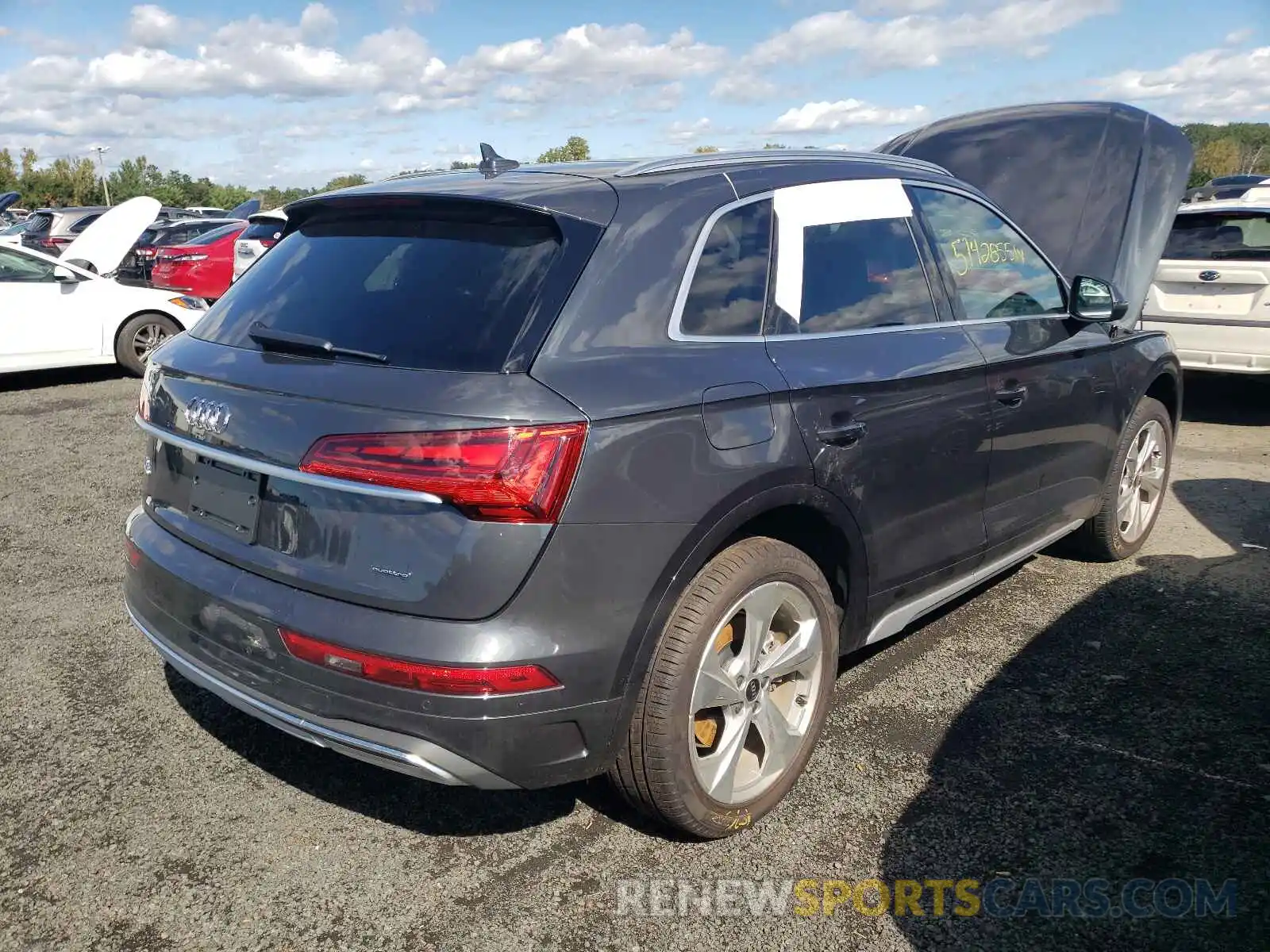 4 Фотография поврежденного автомобиля WA1BAAFY4M2063583 AUDI Q5 2021