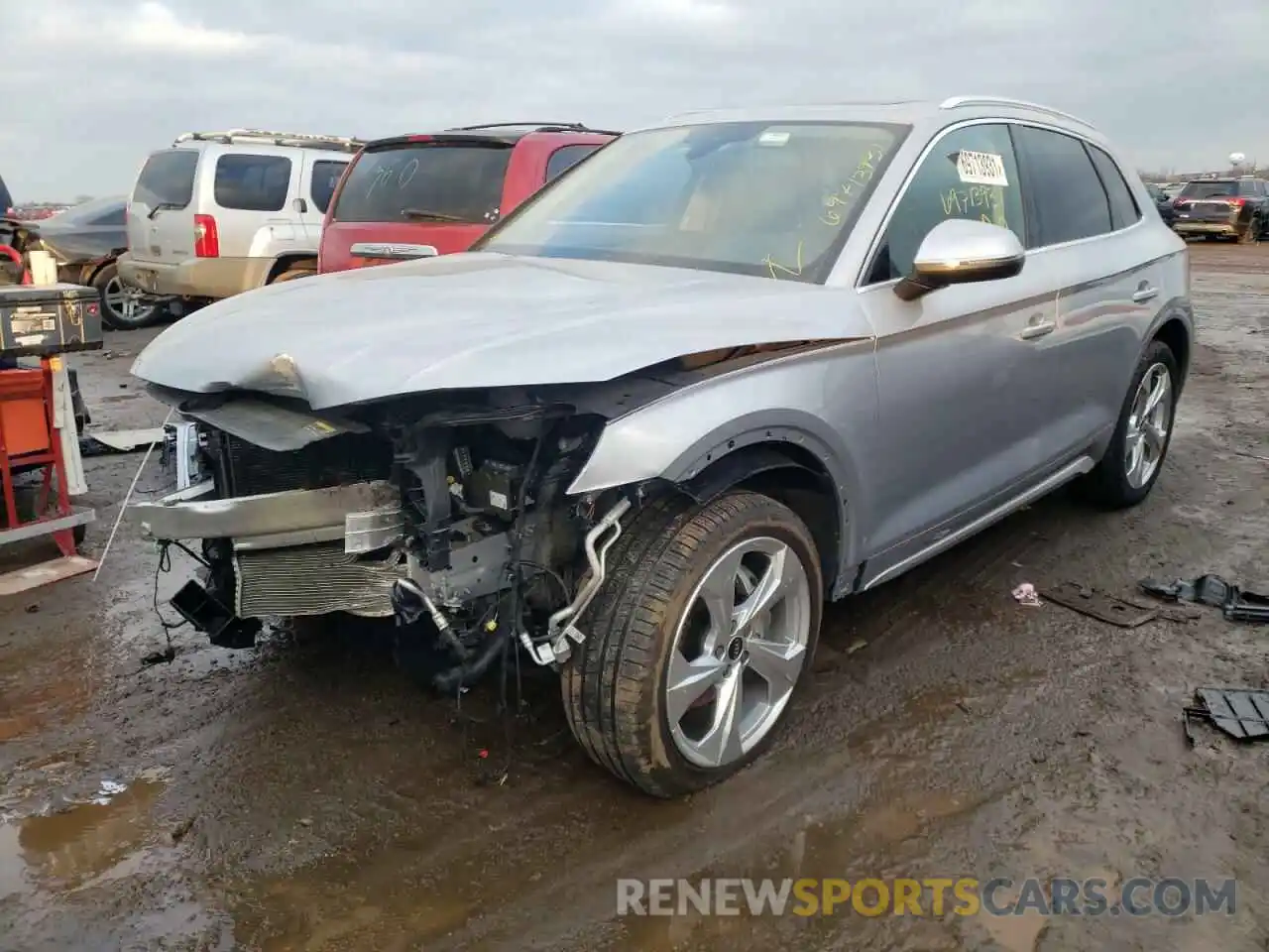 2 Photograph of a damaged car WA1BAAFY5M2007667 AUDI Q5 2021