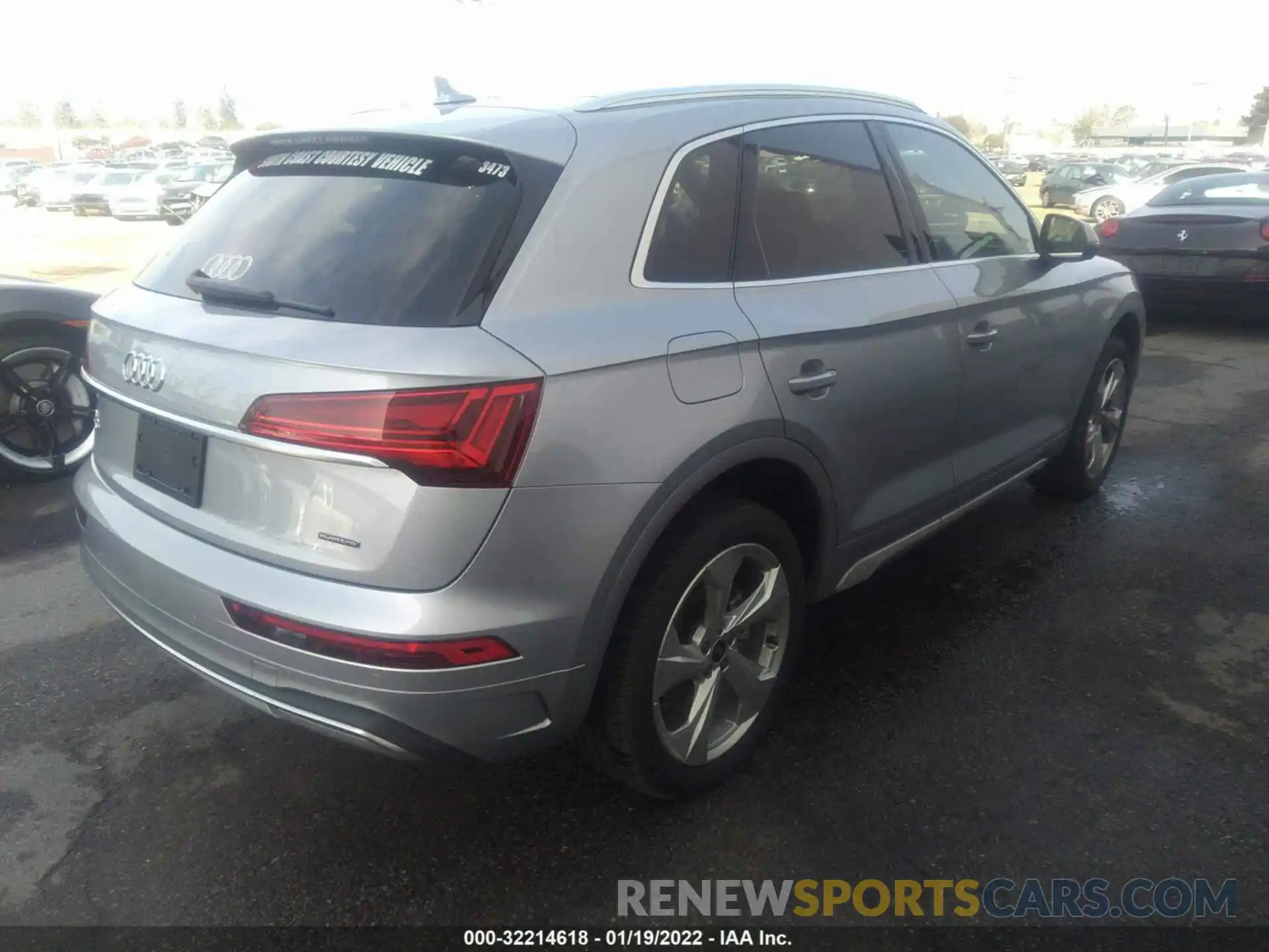 4 Фотография поврежденного автомобиля WA1BAAFY5M2014053 AUDI Q5 2021