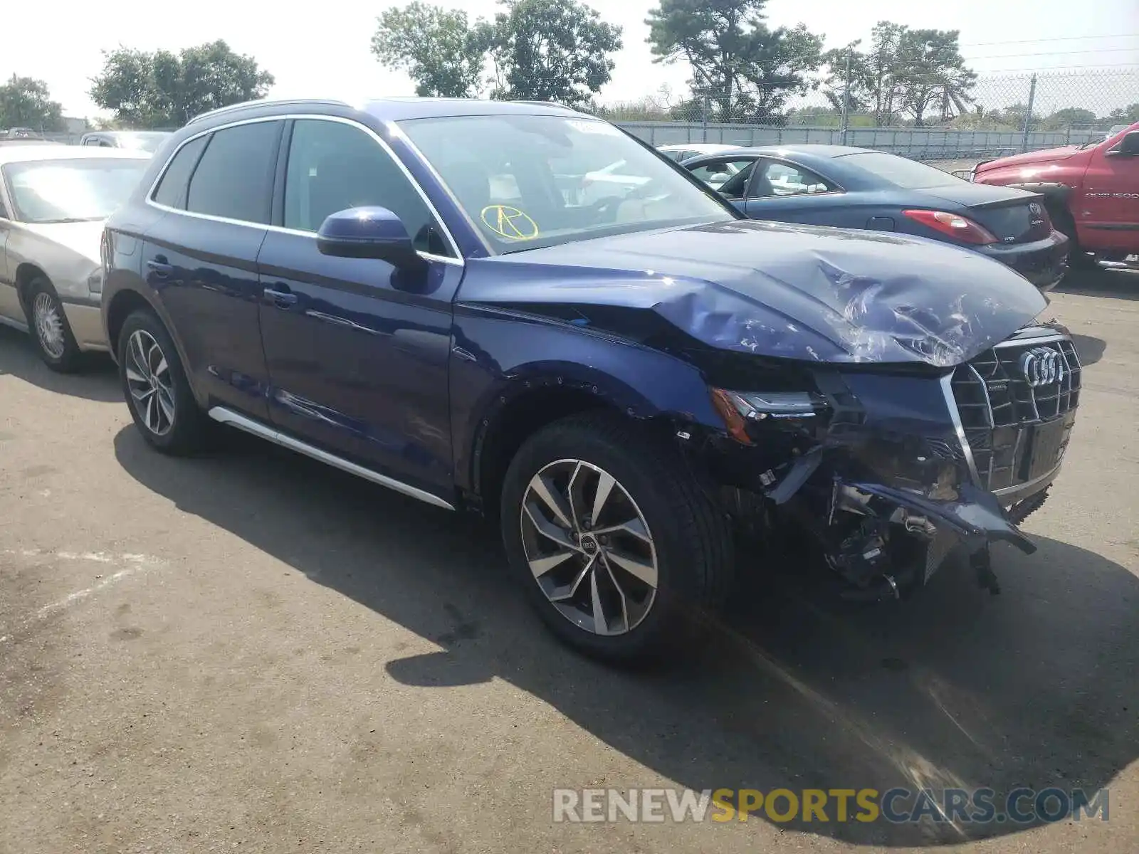 1 Photograph of a damaged car WA1BAAFY5M2016367 AUDI Q5 2021