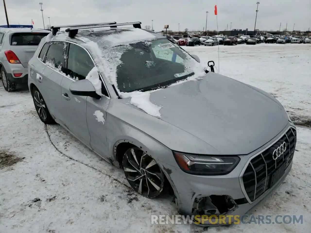 1 Photograph of a damaged car WA1BAAFY5M2021164 AUDI Q5 2021