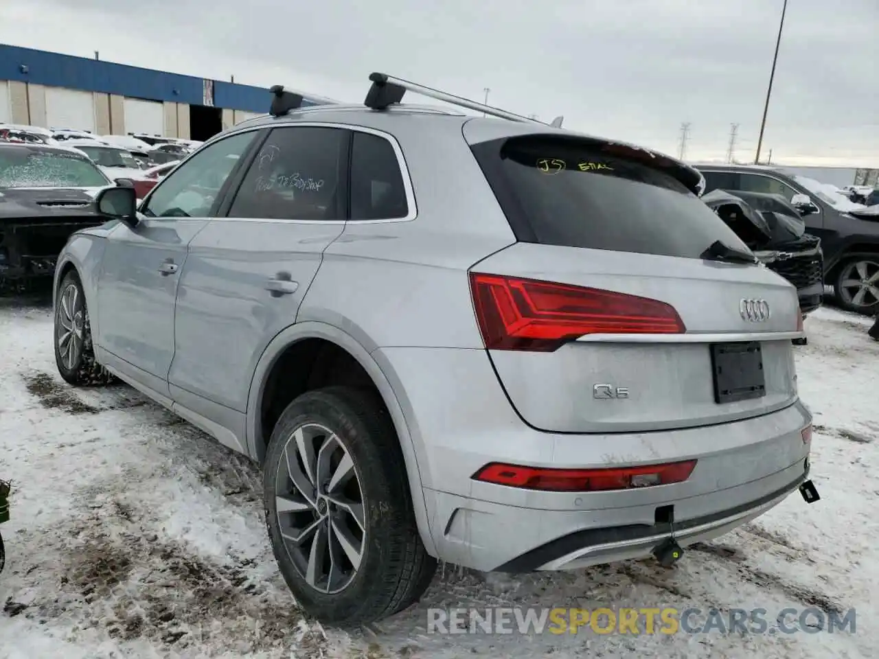 3 Фотография поврежденного автомобиля WA1BAAFY5M2021164 AUDI Q5 2021