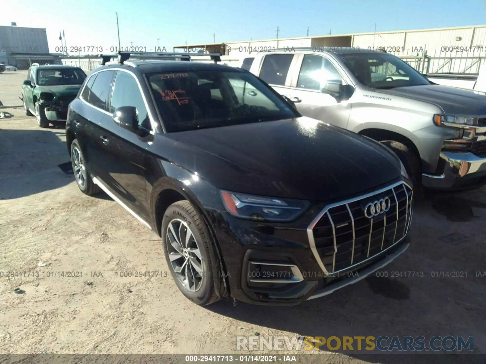 1 Photograph of a damaged car WA1BAAFY5M2022444 AUDI Q5 2021