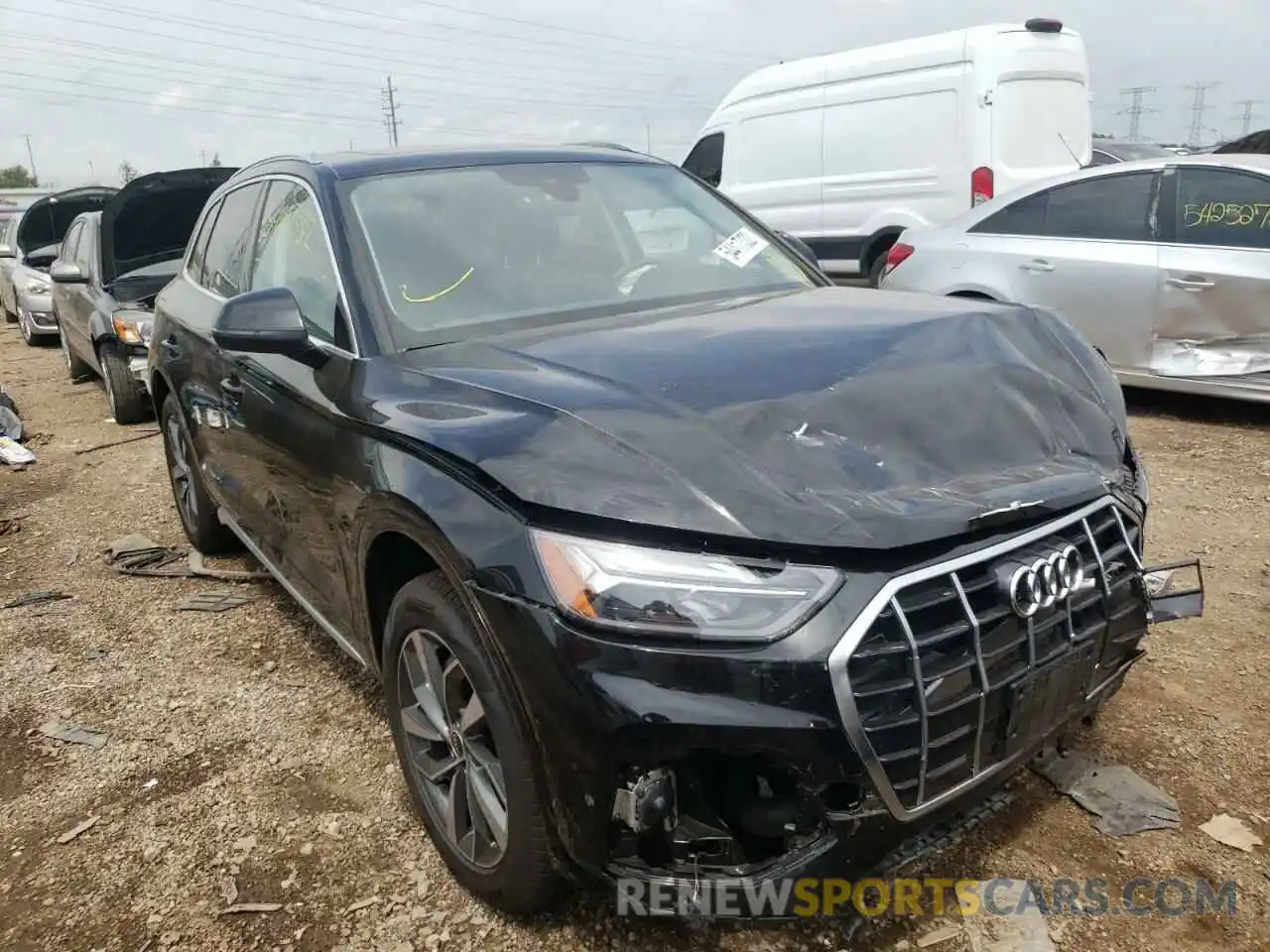 1 Photograph of a damaged car WA1BAAFY5M2035453 AUDI Q5 2021