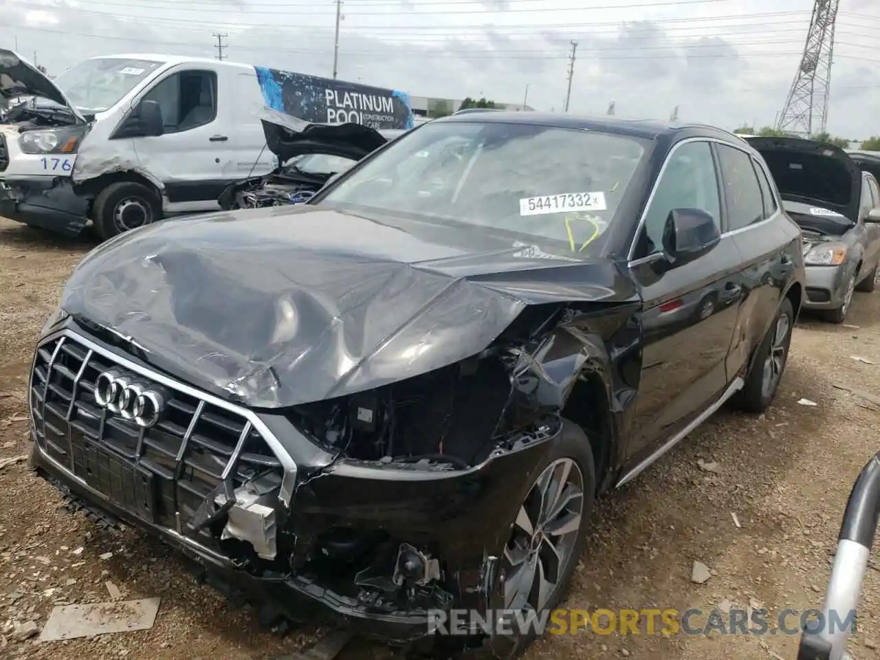 2 Photograph of a damaged car WA1BAAFY5M2035453 AUDI Q5 2021