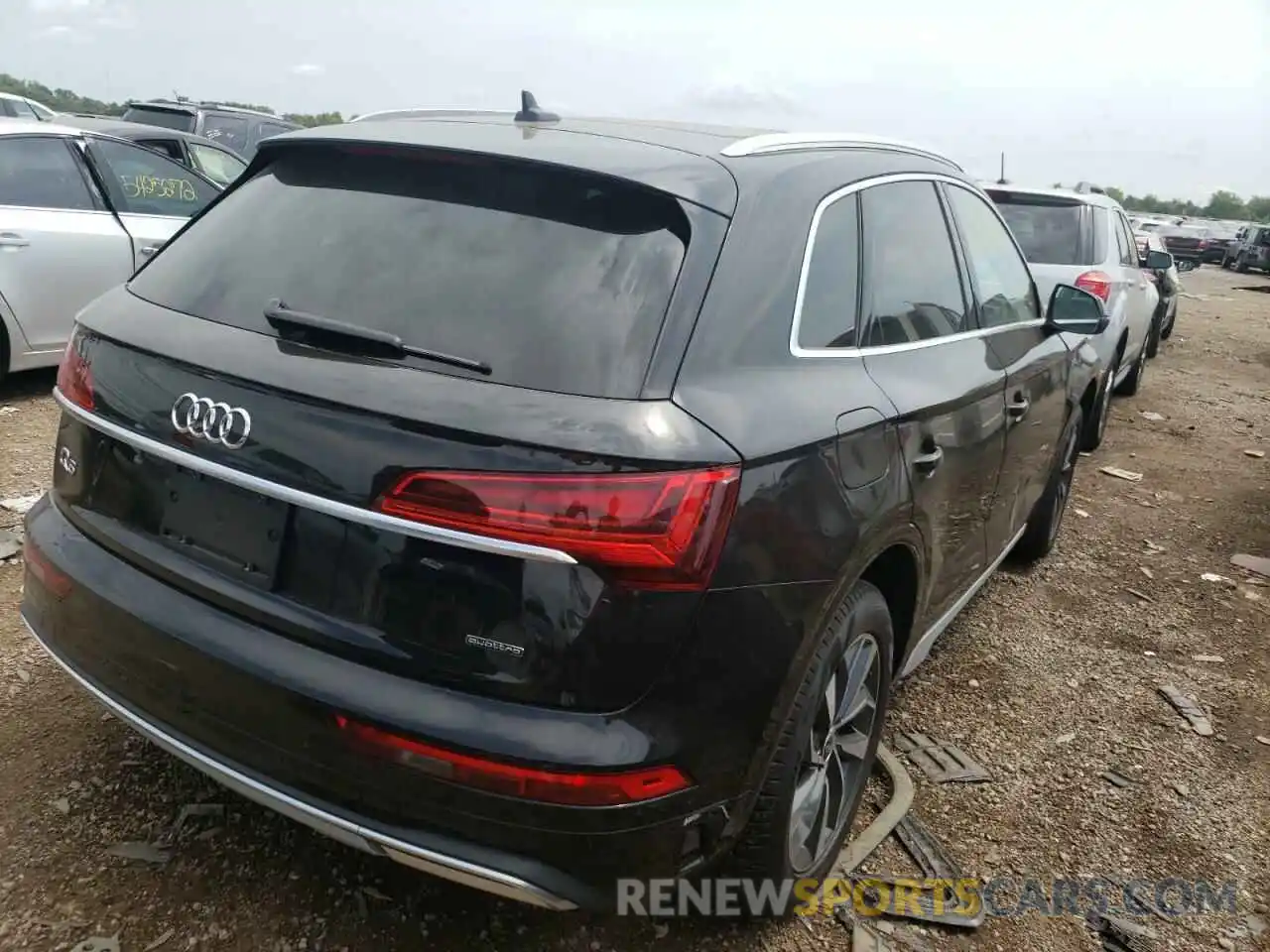 4 Фотография поврежденного автомобиля WA1BAAFY5M2035453 AUDI Q5 2021