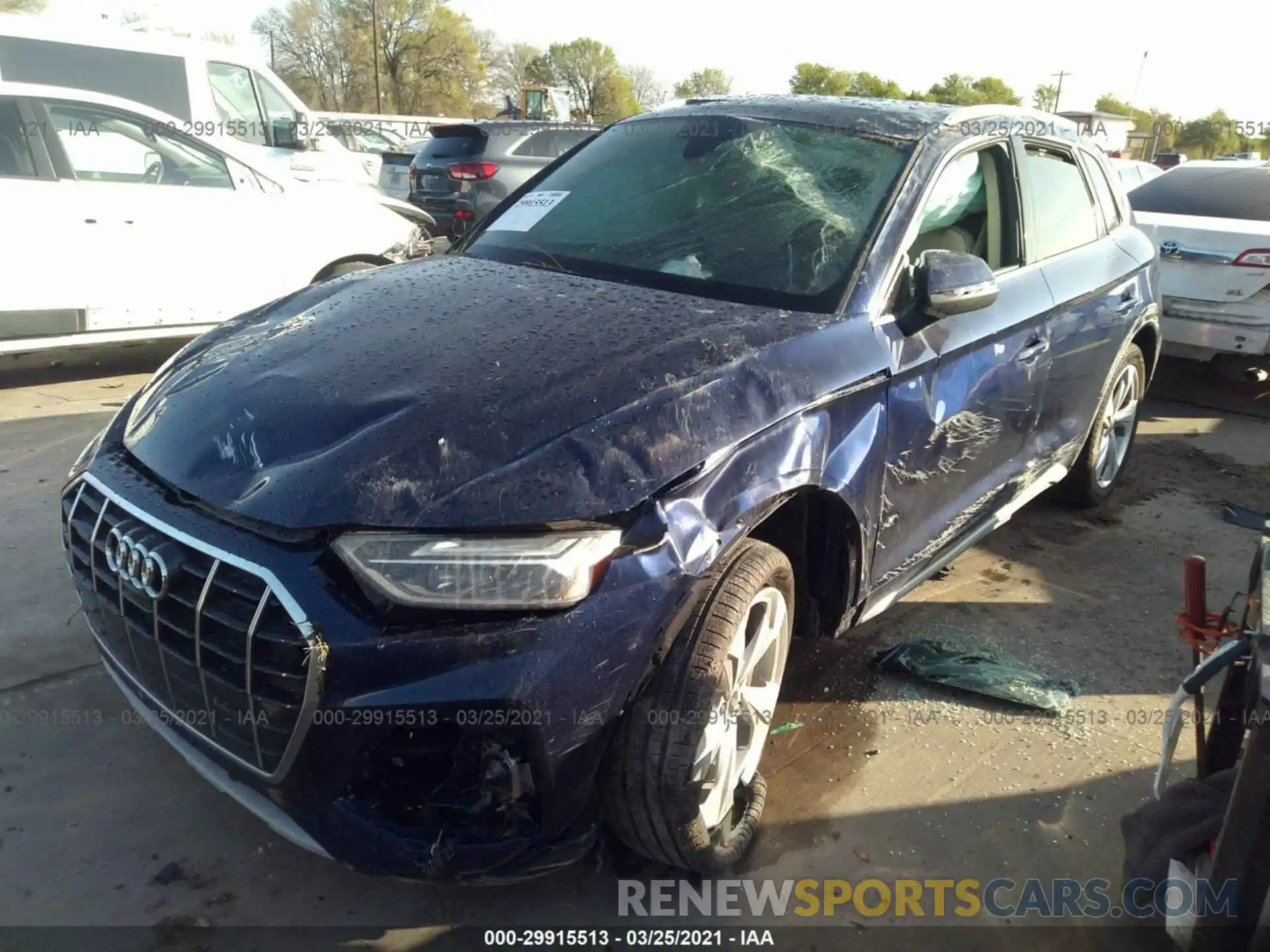 2 Photograph of a damaged car WA1BAAFY5M2042550 AUDI Q5 2021