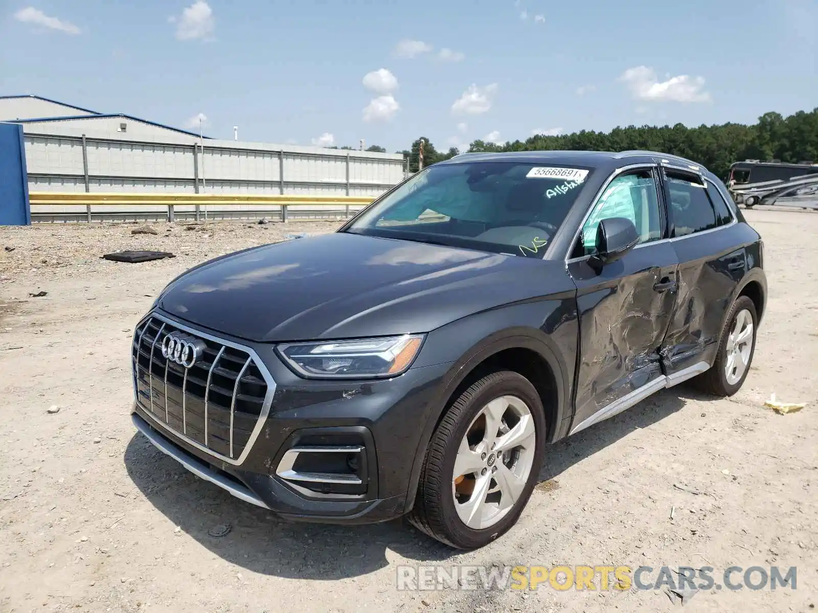 2 Photograph of a damaged car WA1BAAFY5M2060207 AUDI Q5 2021