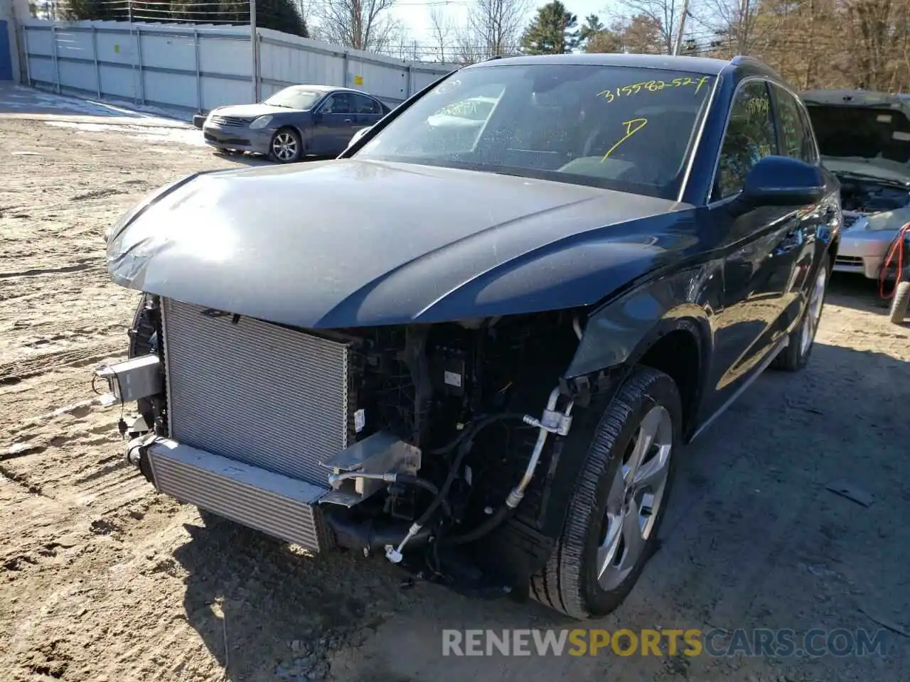 2 Photograph of a damaged car WA1BAAFY5M2062815 AUDI Q5 2021