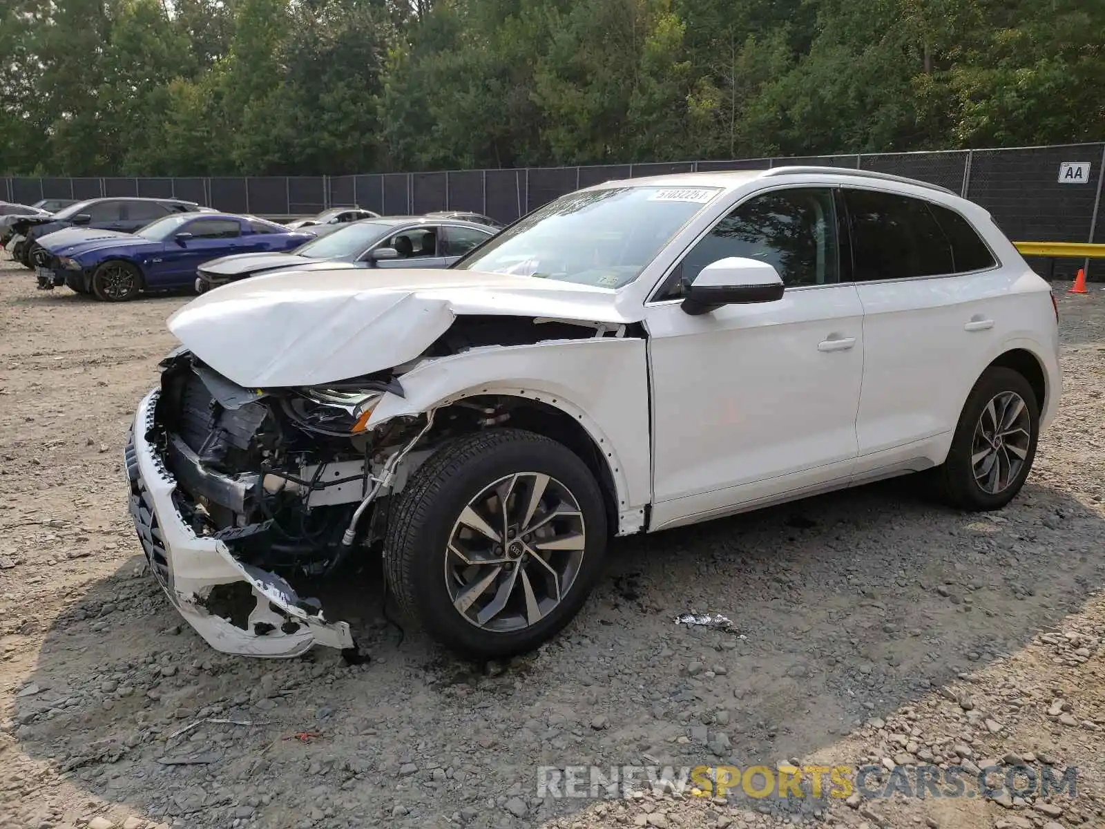 2 Photograph of a damaged car WA1BAAFY5M2069229 AUDI Q5 2021