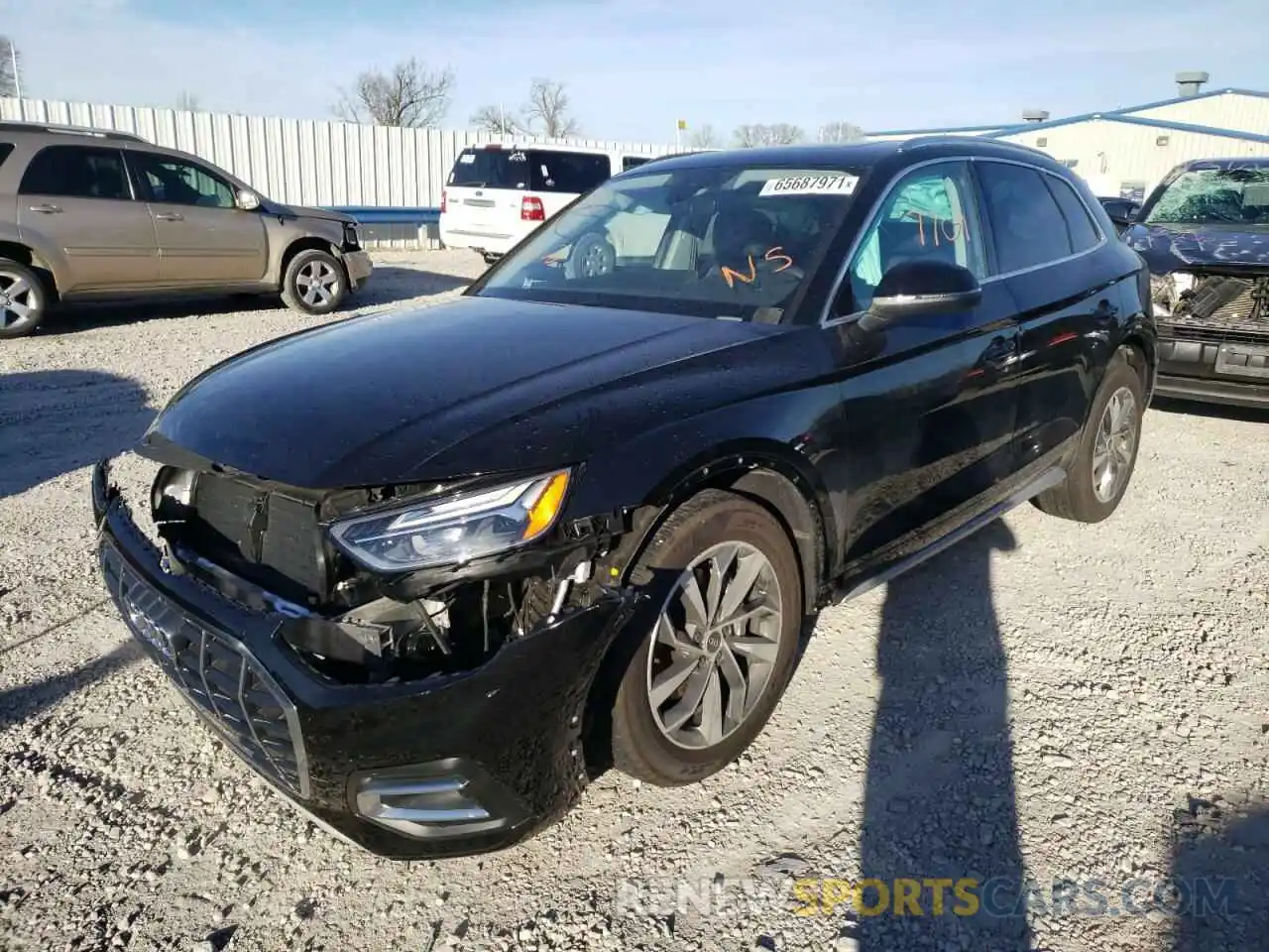 2 Photograph of a damaged car WA1BAAFY5M2085124 AUDI Q5 2021