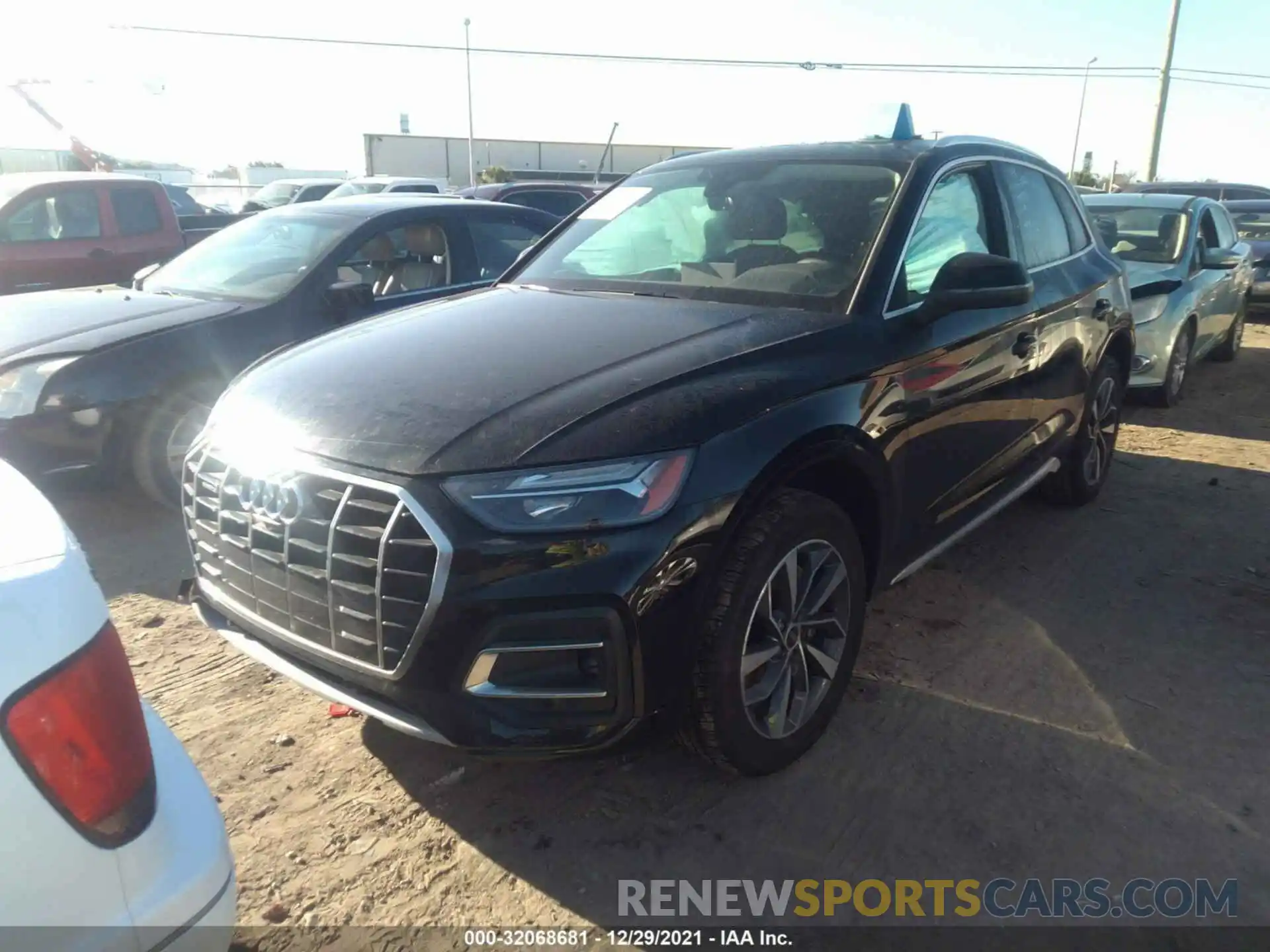 2 Фотография поврежденного автомобиля WA1BAAFY5M2097936 AUDI Q5 2021