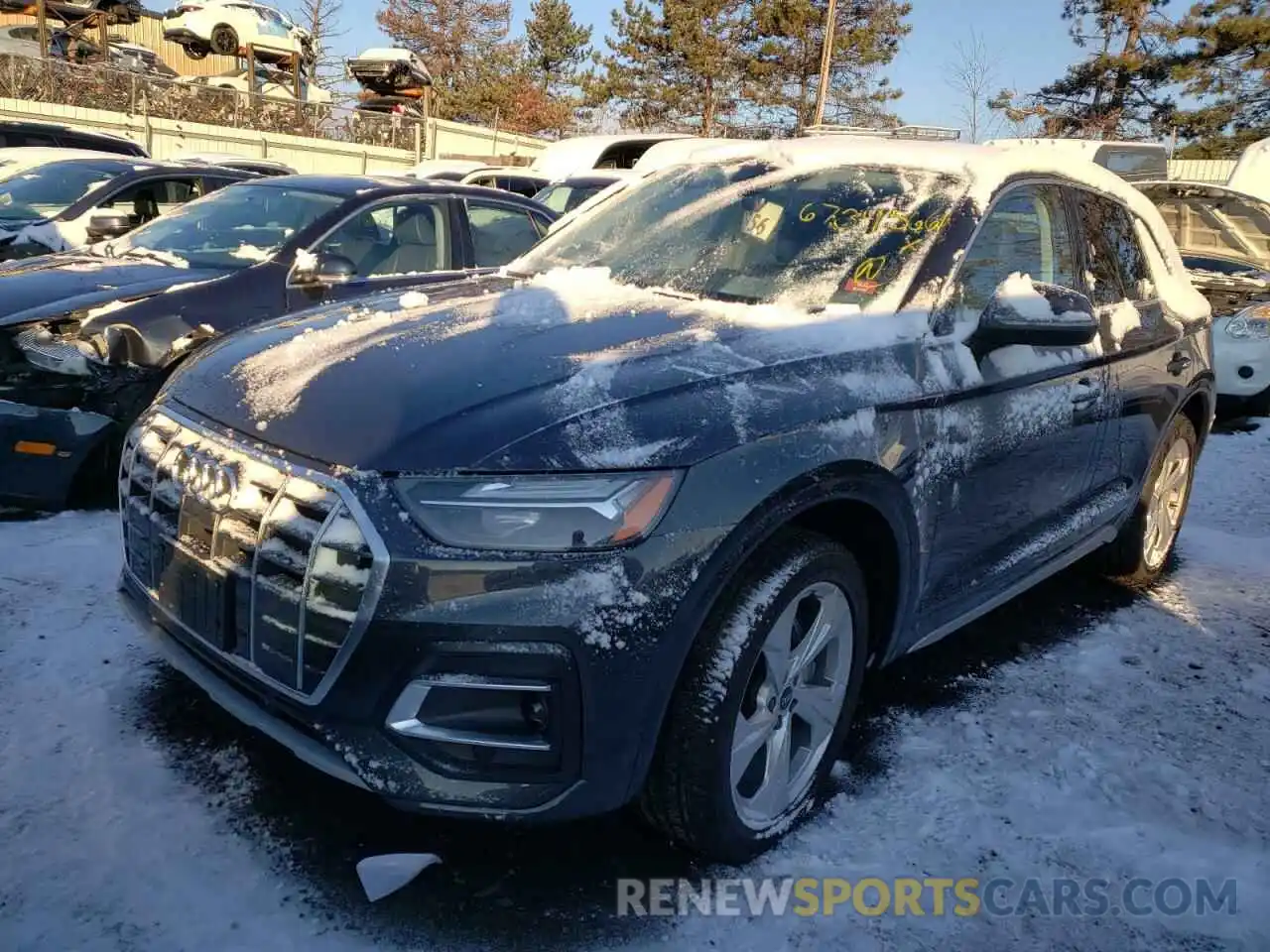 2 Фотография поврежденного автомобиля WA1BAAFY5M2118428 AUDI Q5 2021