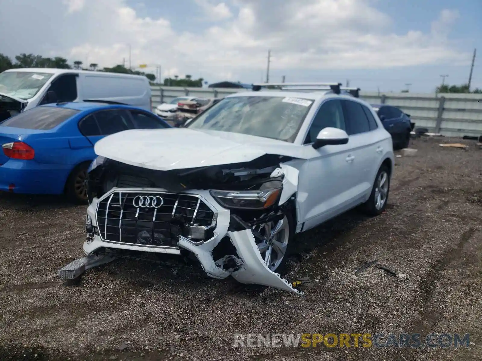 2 Photograph of a damaged car WA1BAAFY6M2023280 AUDI Q5 2021