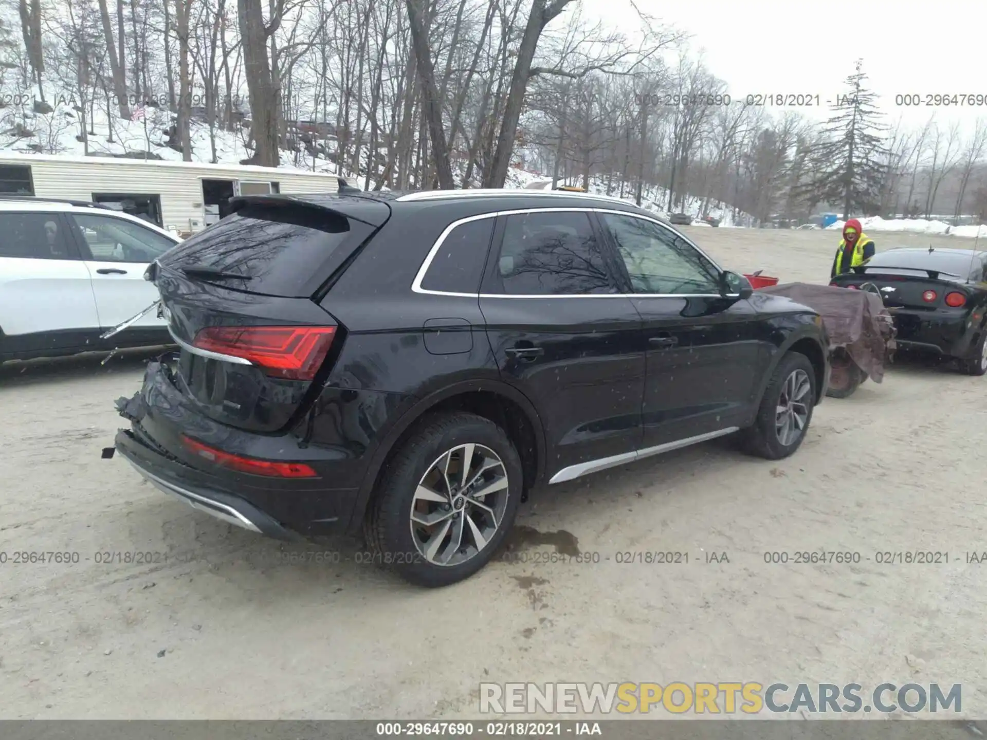 4 Фотография поврежденного автомобиля WA1BAAFY6M2035025 AUDI Q5 2021