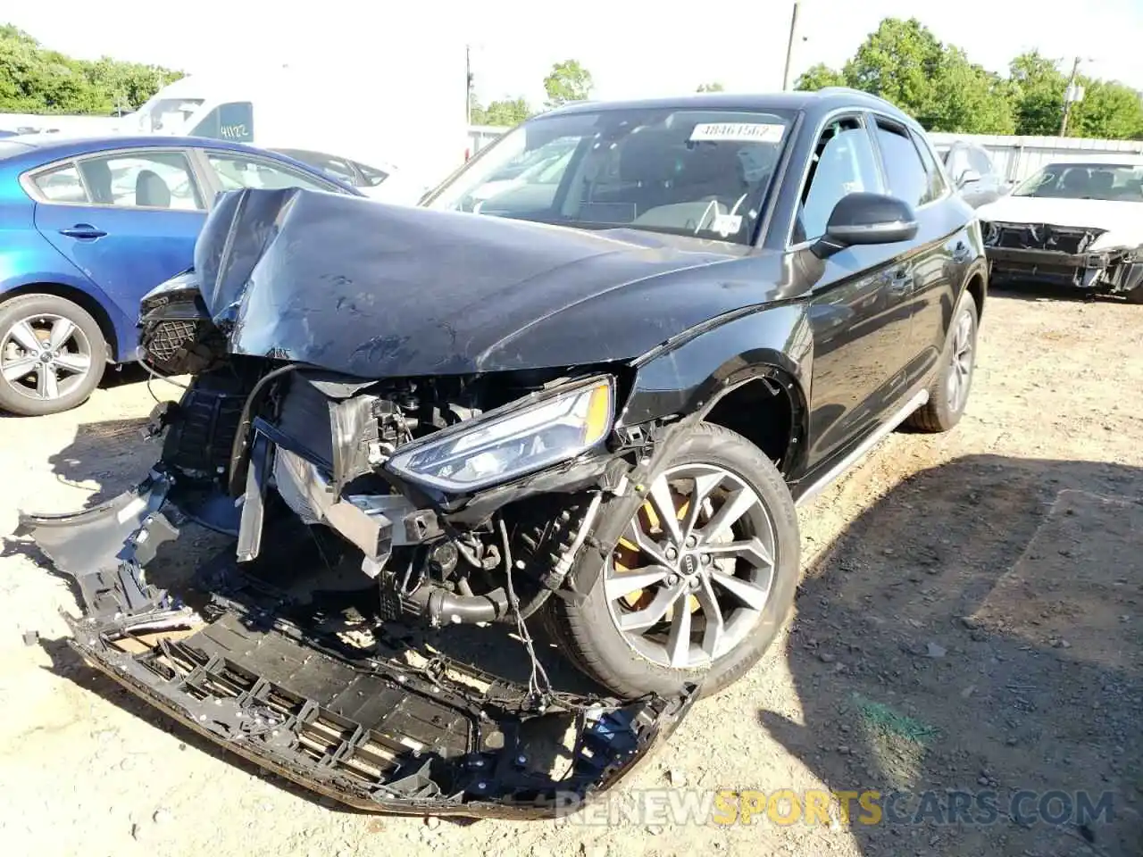 2 Photograph of a damaged car WA1BAAFY6M2038619 AUDI Q5 2021