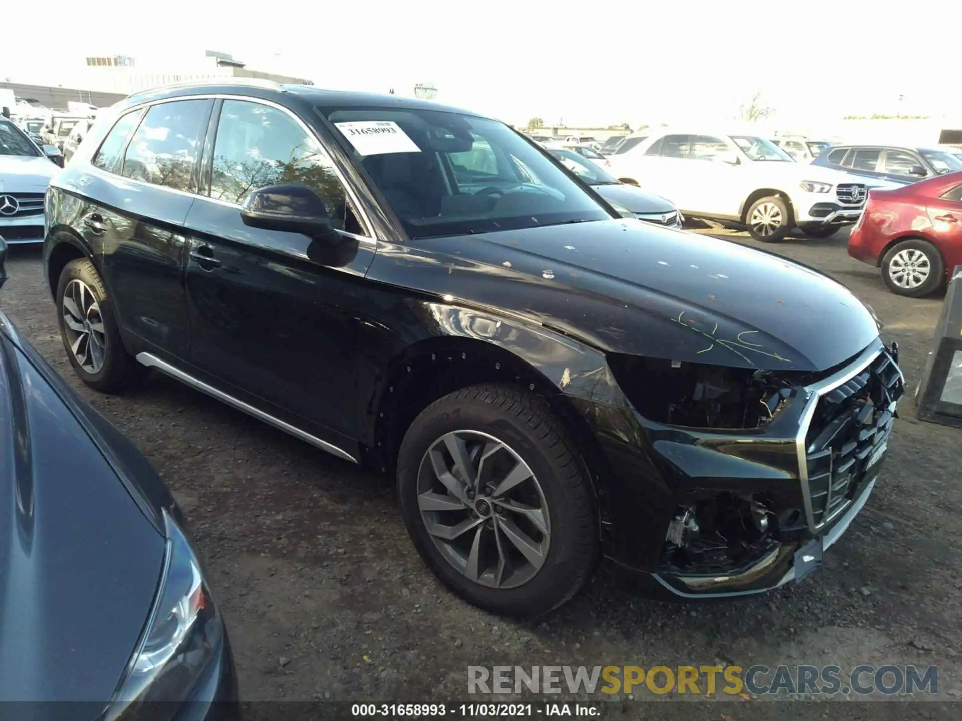 1 Фотография поврежденного автомобиля WA1BAAFY6M2104943 AUDI Q5 2021