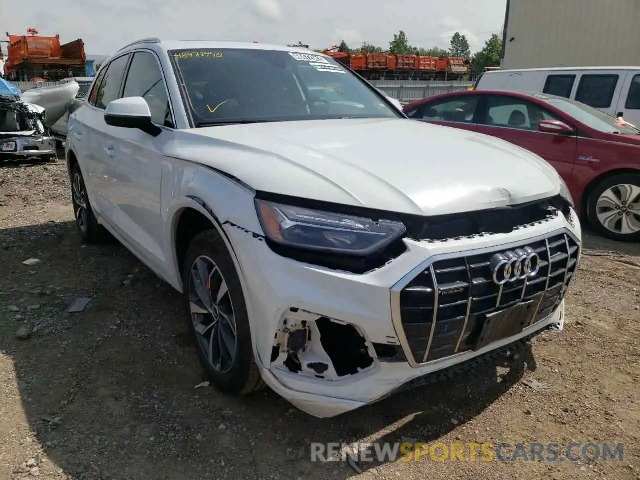 1 Photograph of a damaged car WA1BAAFY6M2118650 AUDI Q5 2021