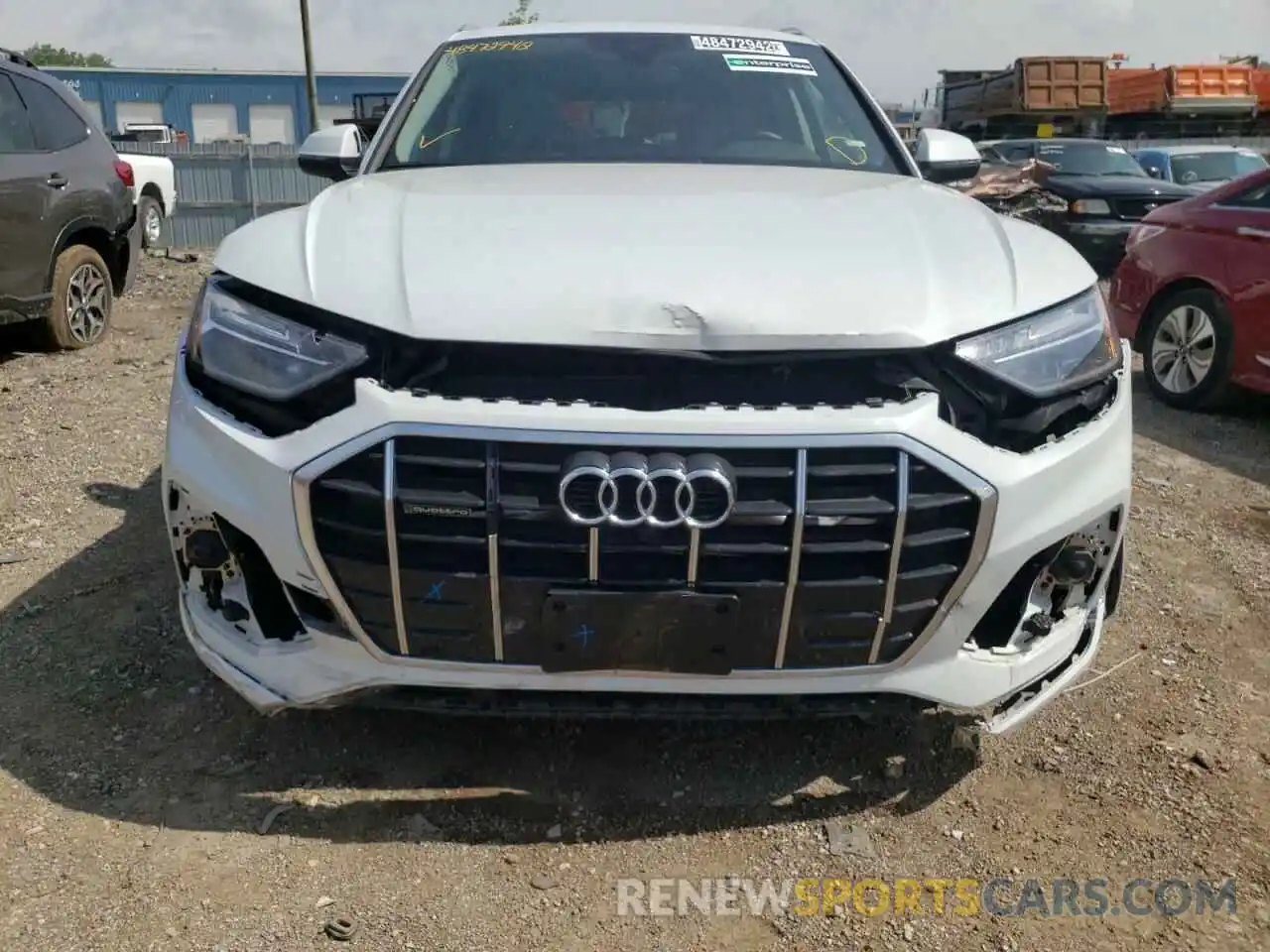 9 Фотография поврежденного автомобиля WA1BAAFY6M2118650 AUDI Q5 2021