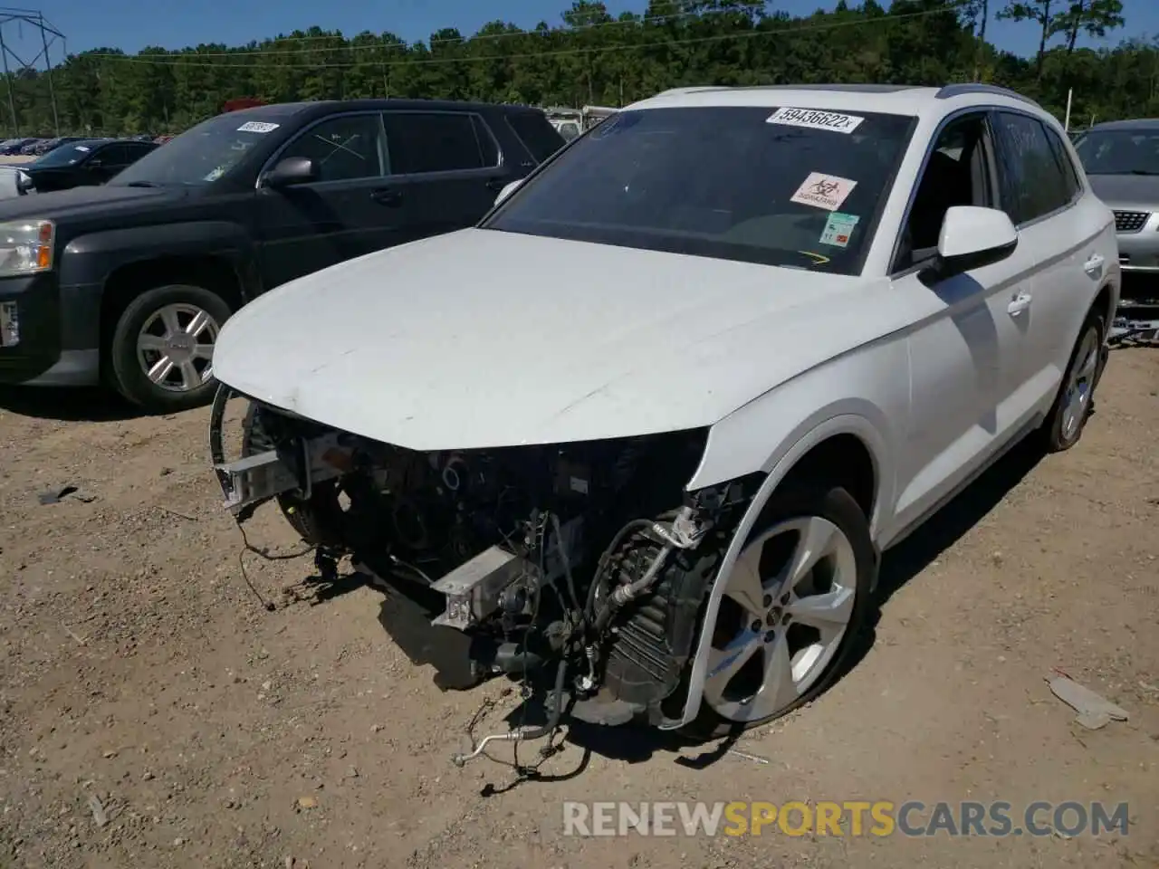 2 Photograph of a damaged car WA1BAAFY7M2007380 AUDI Q5 2021