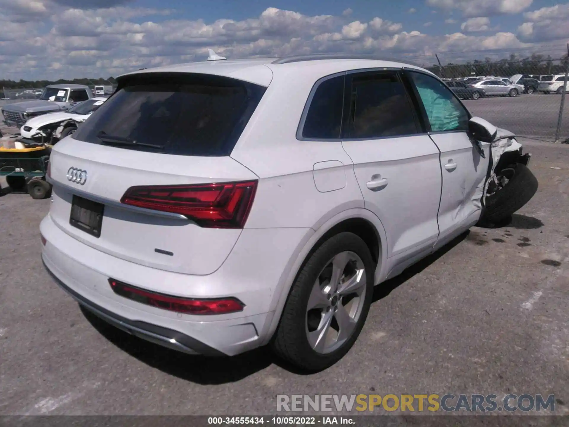 4 Фотография поврежденного автомобиля WA1BAAFY7M2015043 AUDI Q5 2021