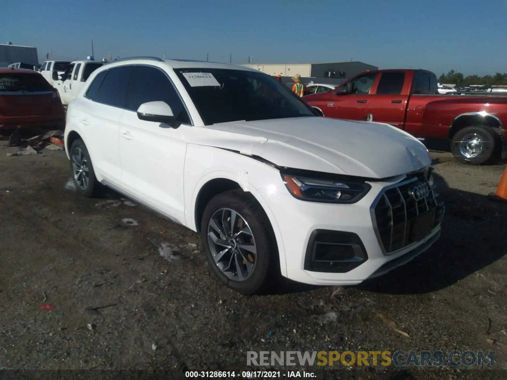 1 Photograph of a damaged car WA1BAAFY7M2035048 AUDI Q5 2021