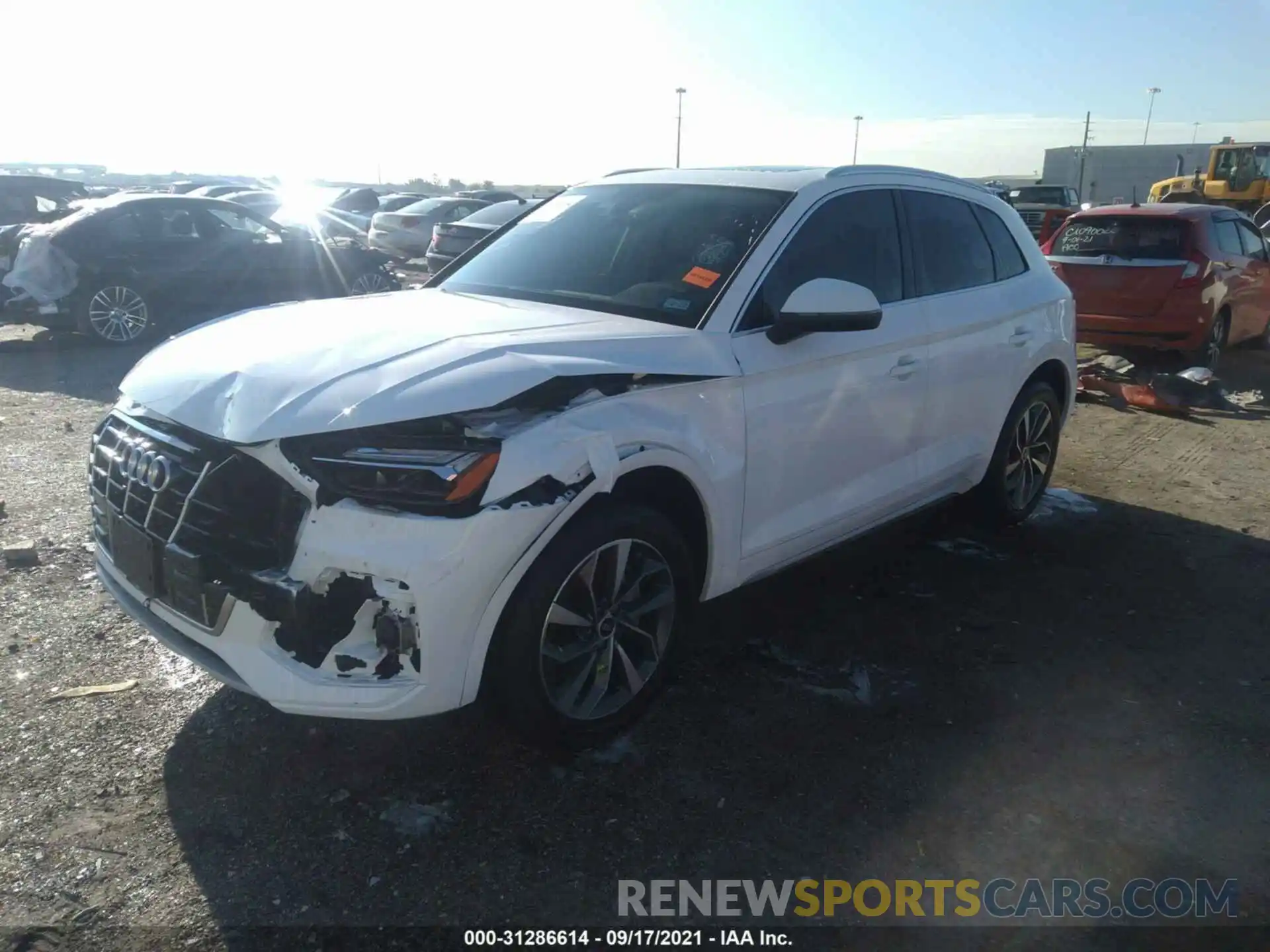 2 Photograph of a damaged car WA1BAAFY7M2035048 AUDI Q5 2021