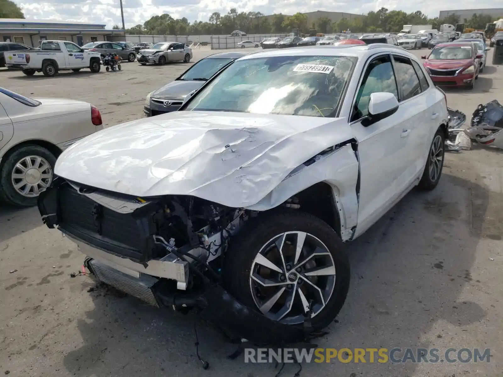 2 Photograph of a damaged car WA1BAAFY7M2051203 AUDI Q5 2021