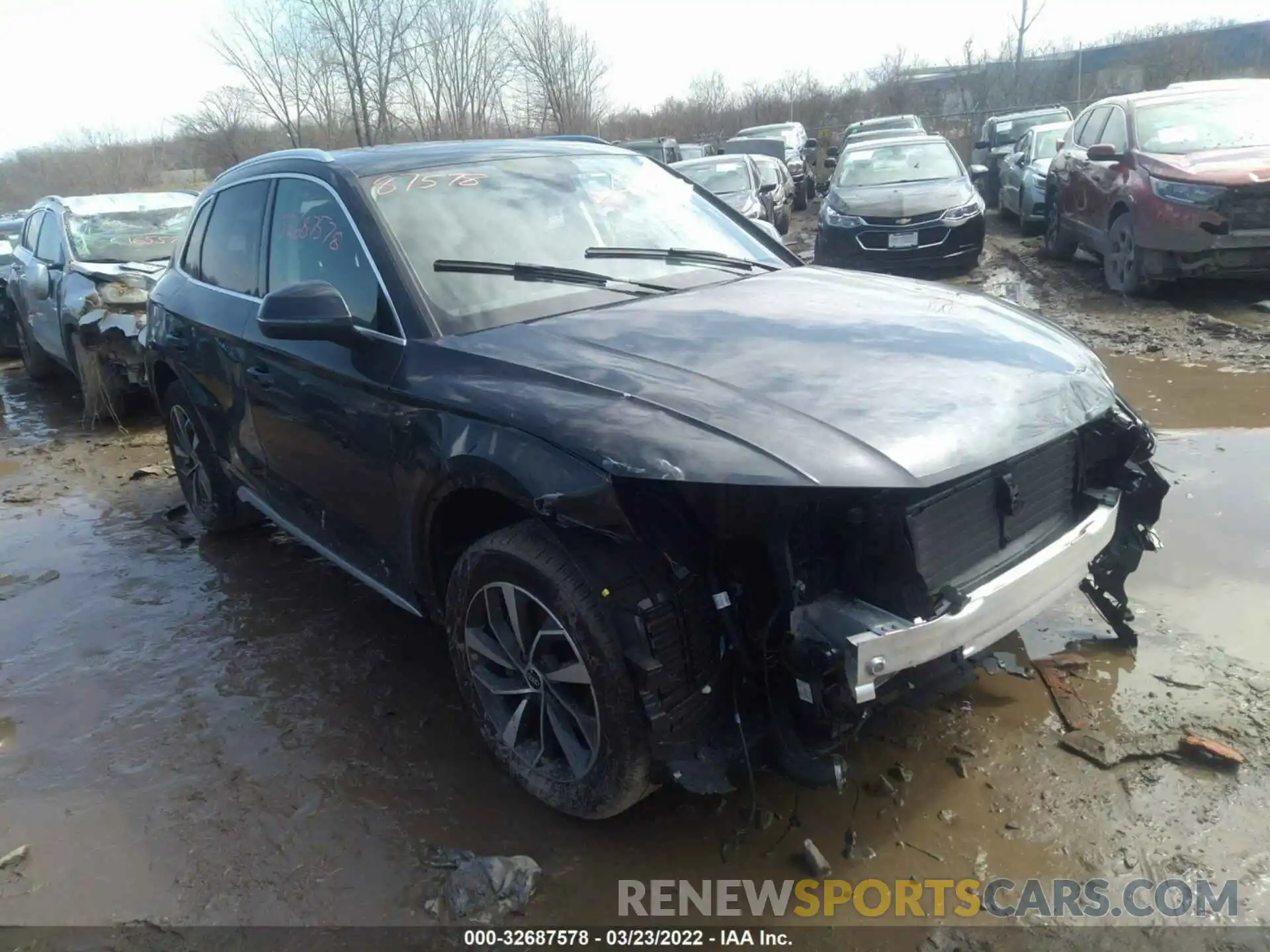 1 Photograph of a damaged car WA1BAAFY7M2087411 AUDI Q5 2021