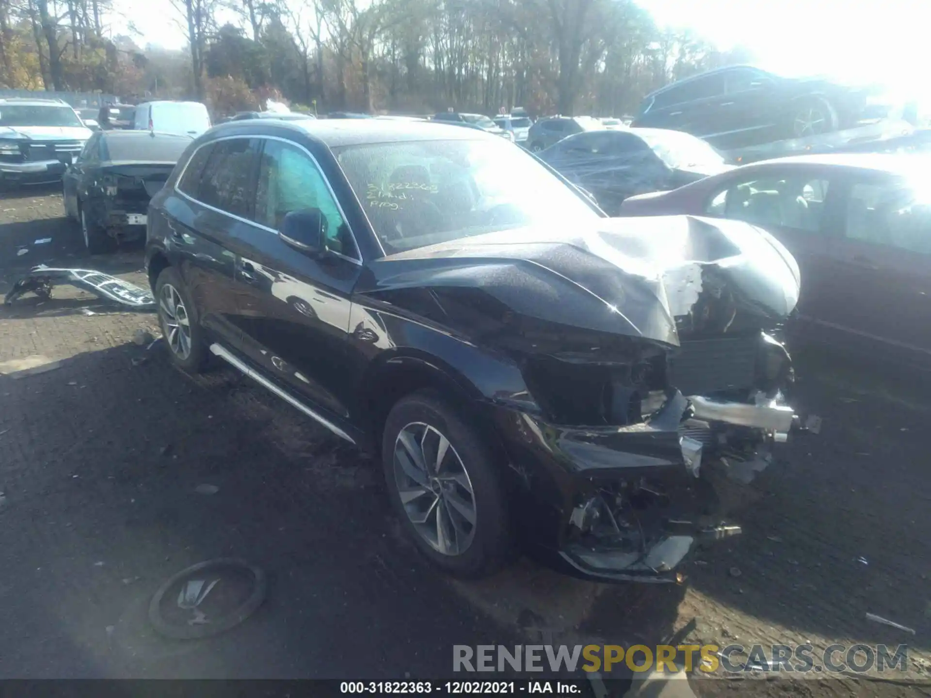 1 Photograph of a damaged car WA1BAAFY7M2092737 AUDI Q5 2021