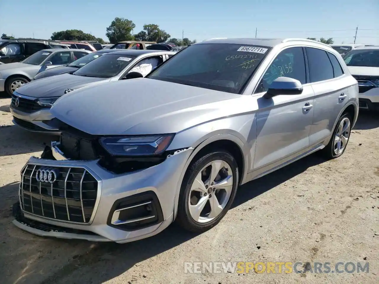 2 Photograph of a damaged car WA1BAAFY7M2110864 AUDI Q5 2021