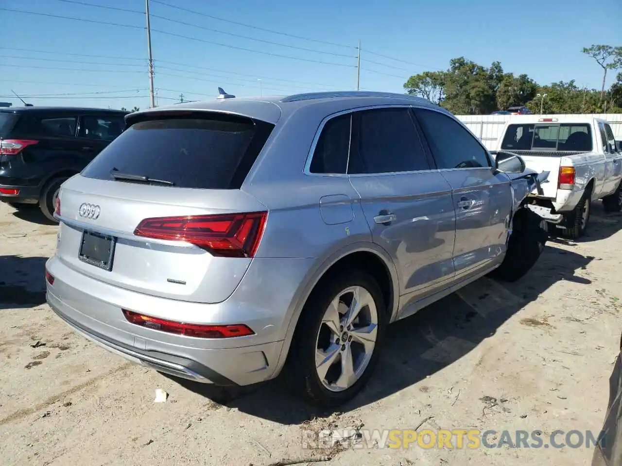 4 Фотография поврежденного автомобиля WA1BAAFY7M2110864 AUDI Q5 2021