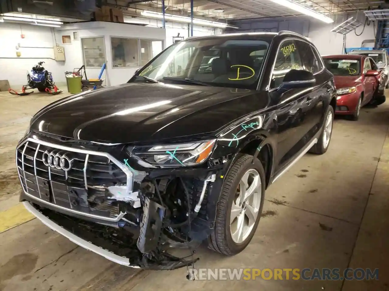 2 Photograph of a damaged car WA1BAAFY8M2010840 AUDI Q5 2021