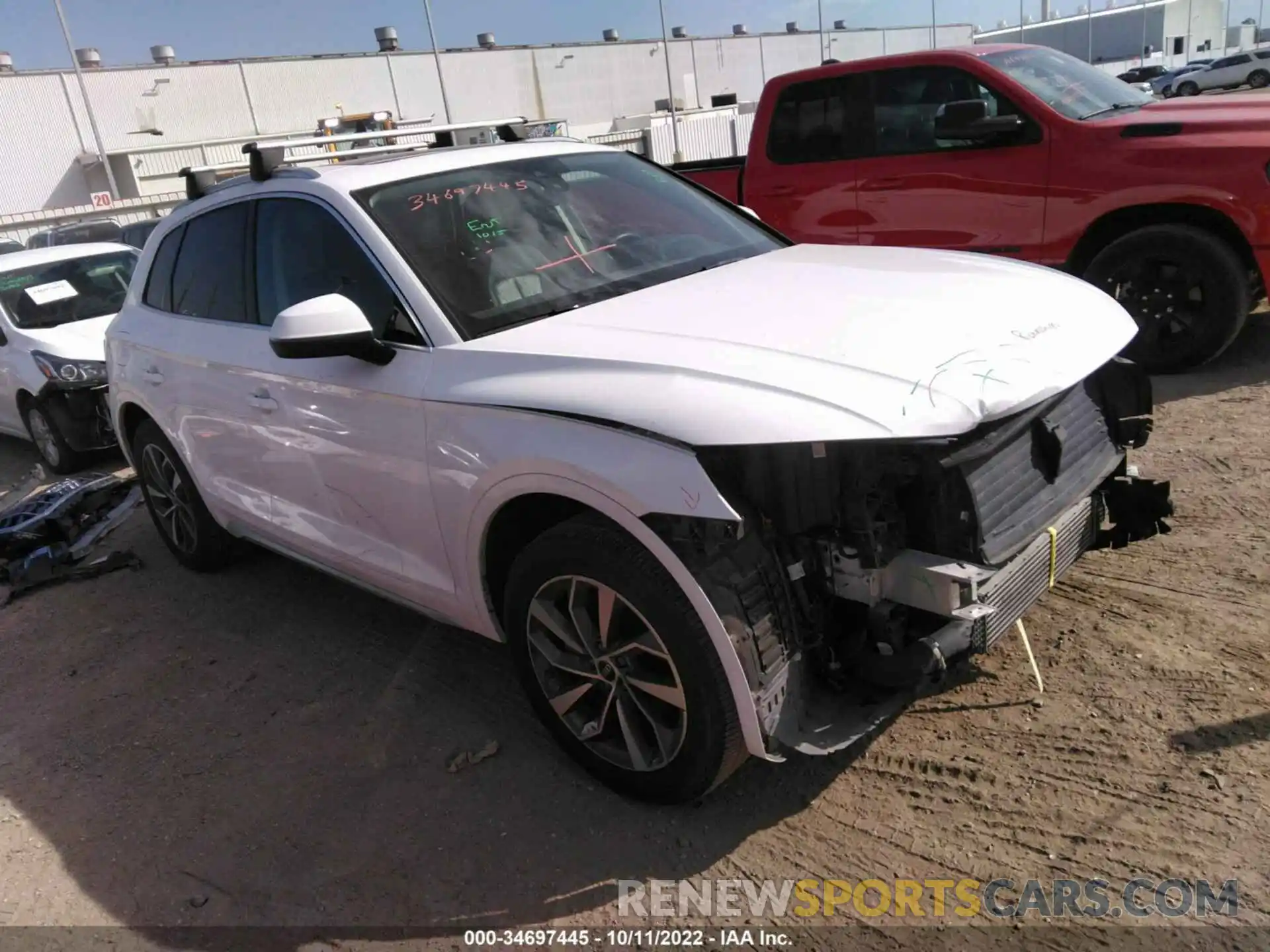 1 Photograph of a damaged car WA1BAAFY8M2018825 AUDI Q5 2021