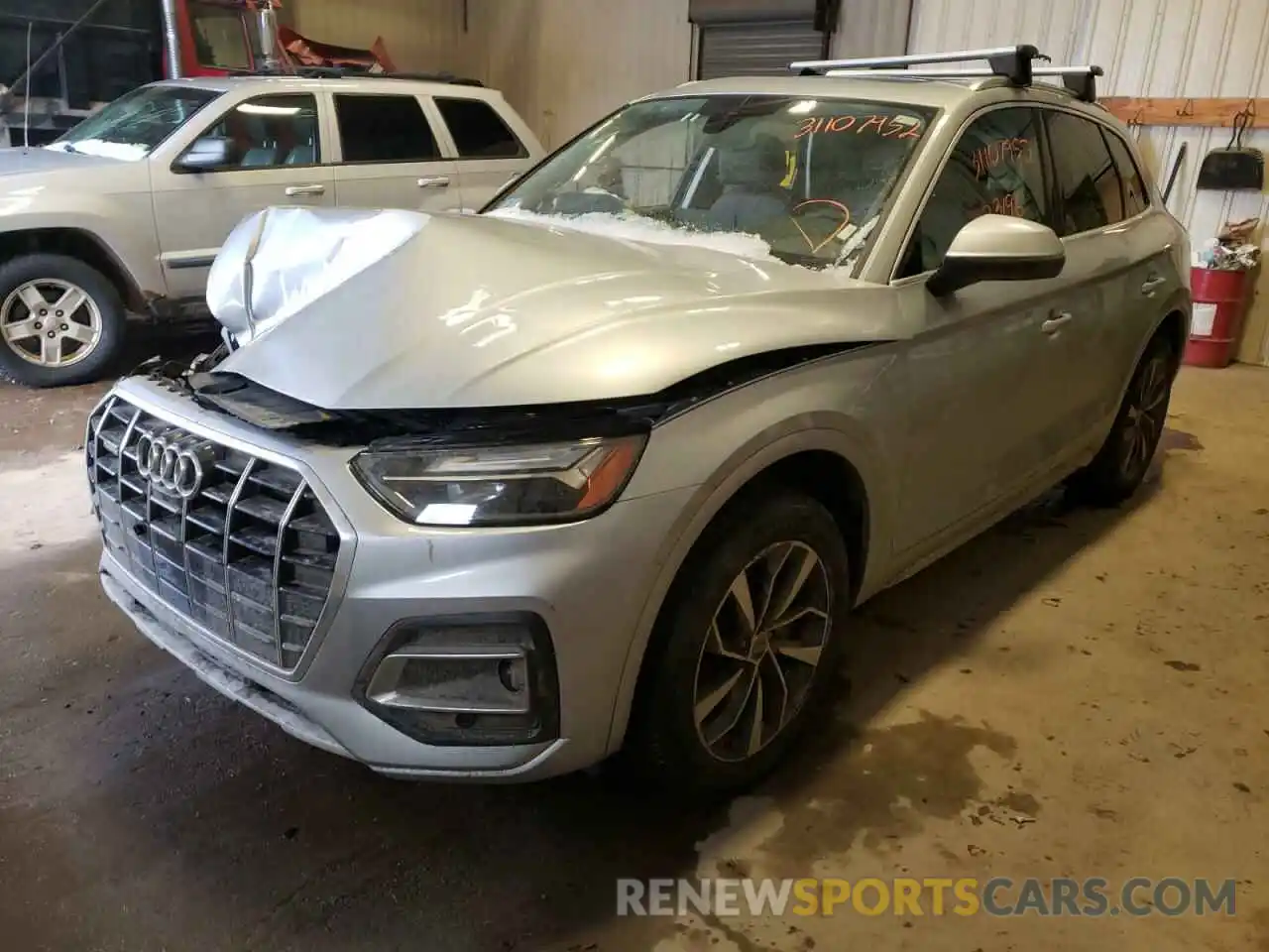 2 Photograph of a damaged car WA1BAAFY8M2025340 AUDI Q5 2021