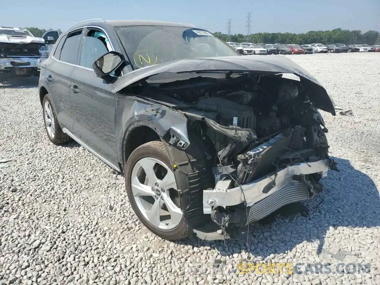 1 Photograph of a damaged car WA1BAAFY8M2082492 AUDI Q5 2021