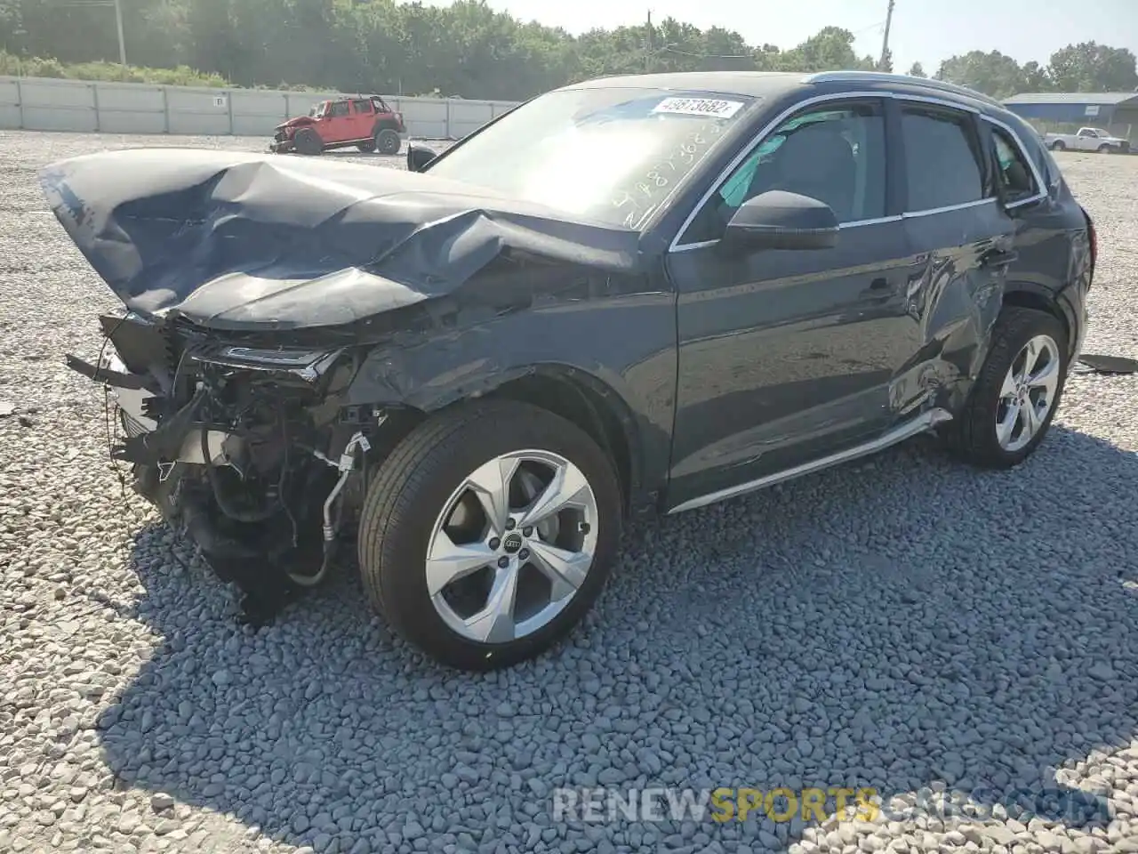 2 Photograph of a damaged car WA1BAAFY8M2082492 AUDI Q5 2021